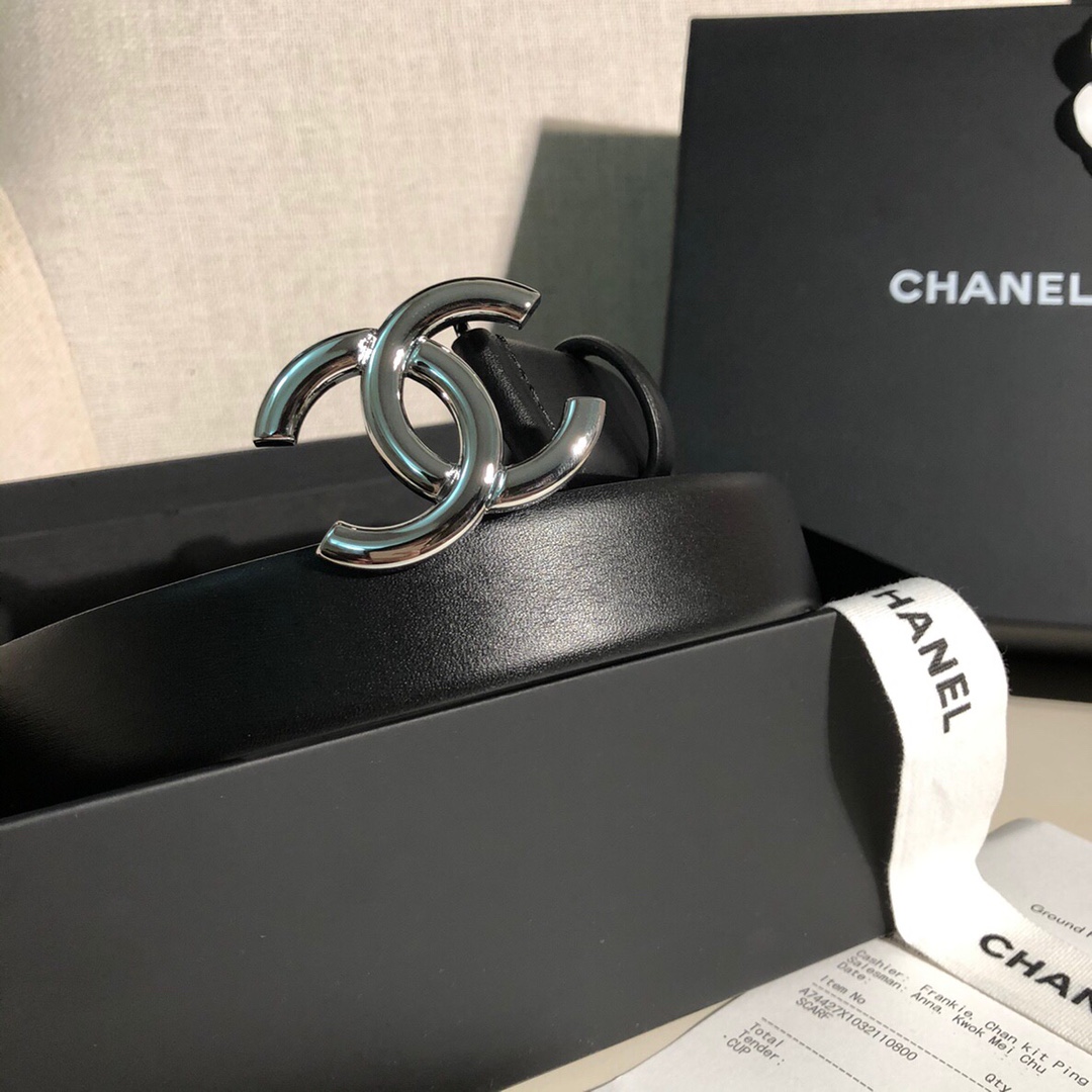 Chanel Female Basic Belt Cow Leather M