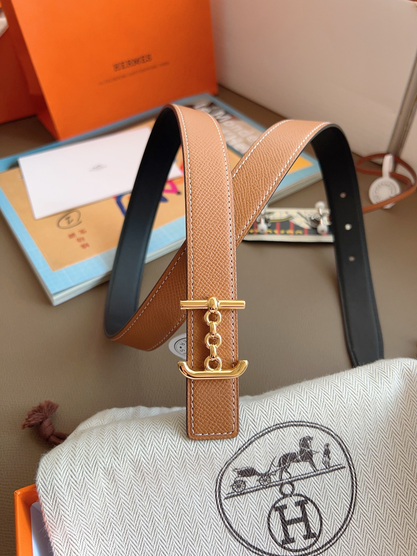 Hermès Female Basic Belt Black S-m