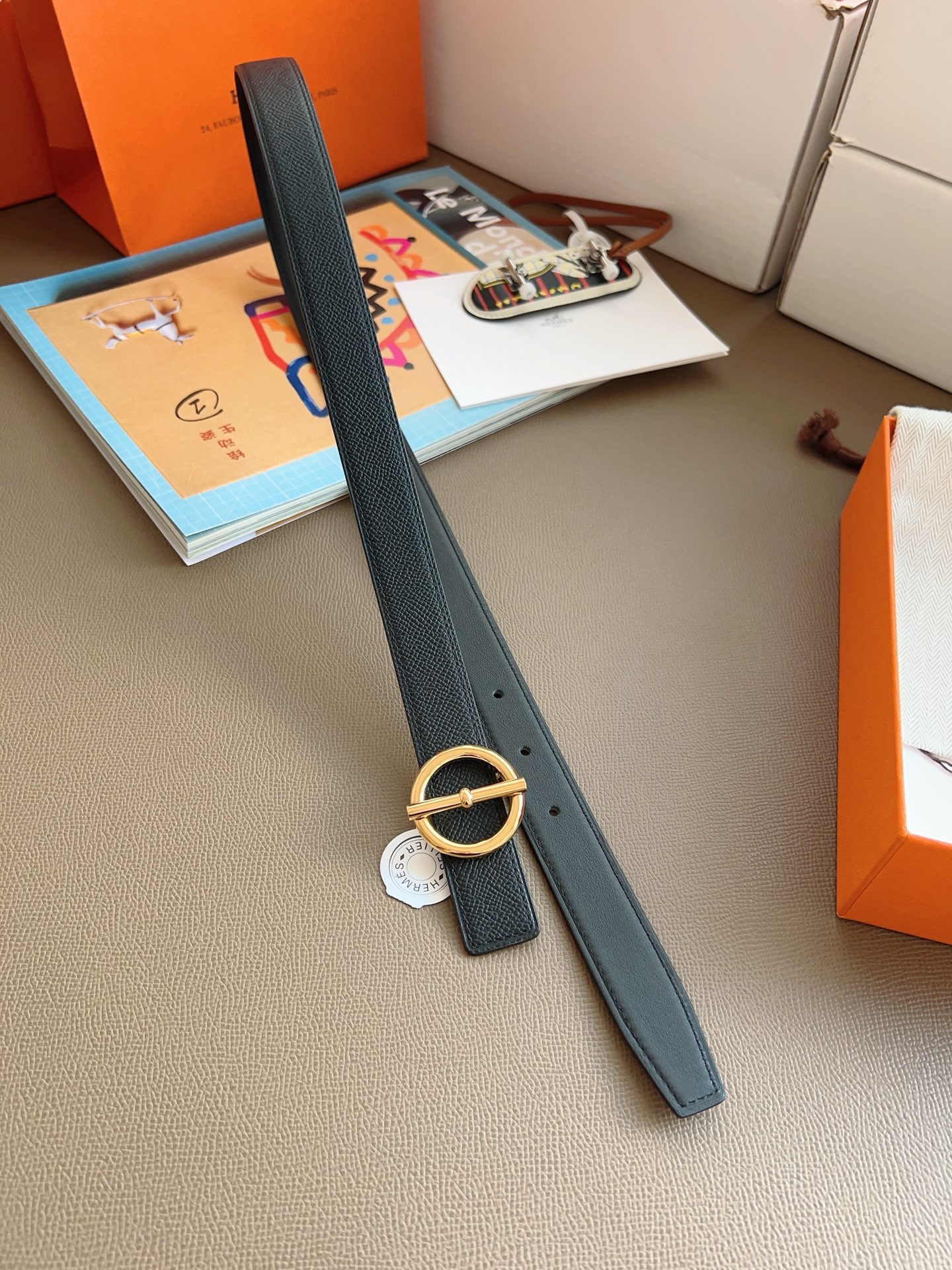 Hermès Female Basic Belt Black S-m