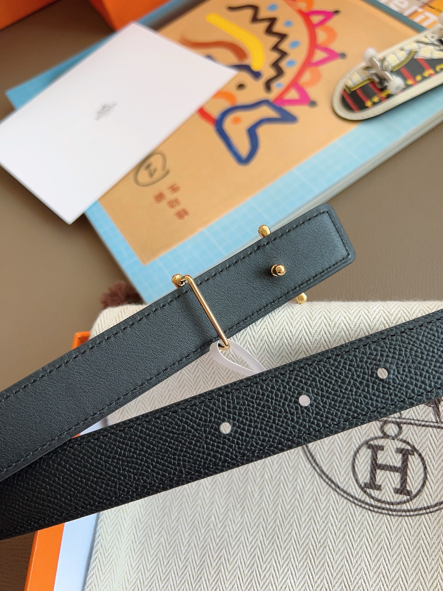 Hermès Female Basic Belt Black S-m