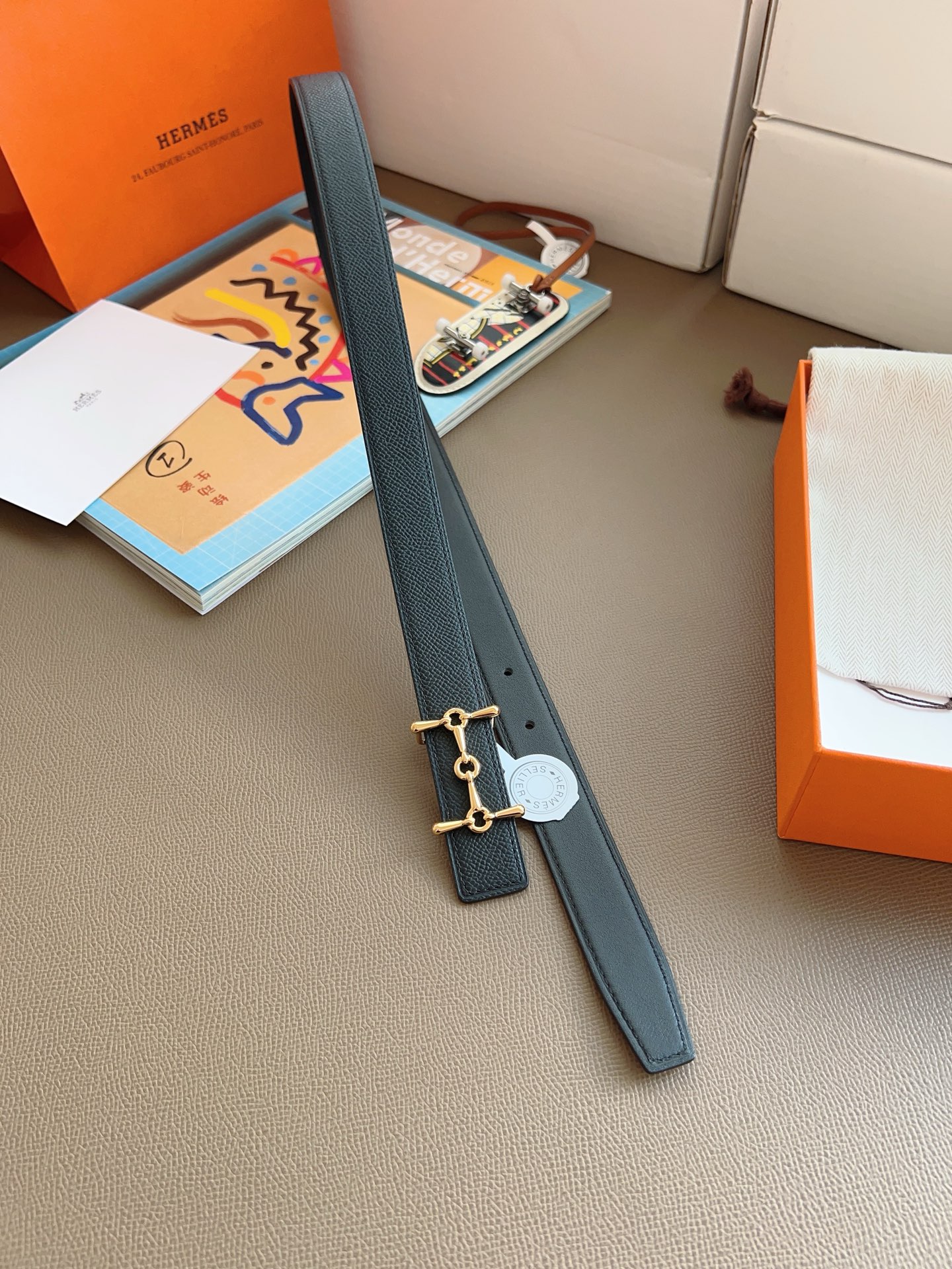 Hermès Female Basic Belt Black S-m