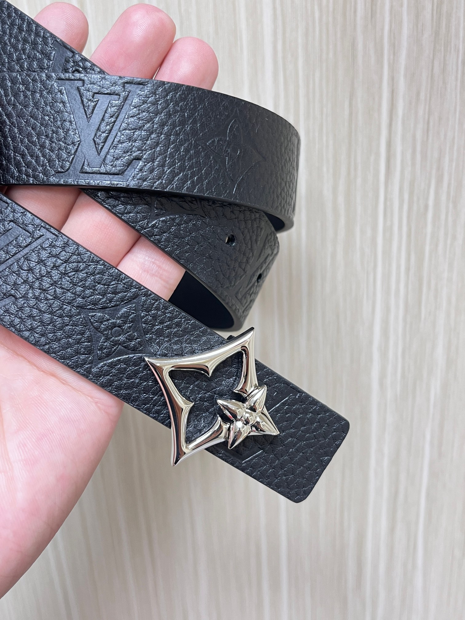 Female Basic Belt Cow Leather Black