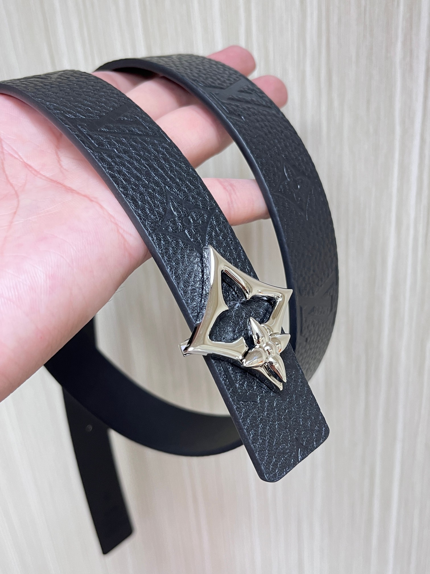 Female Basic Belt Cow Leather Black
