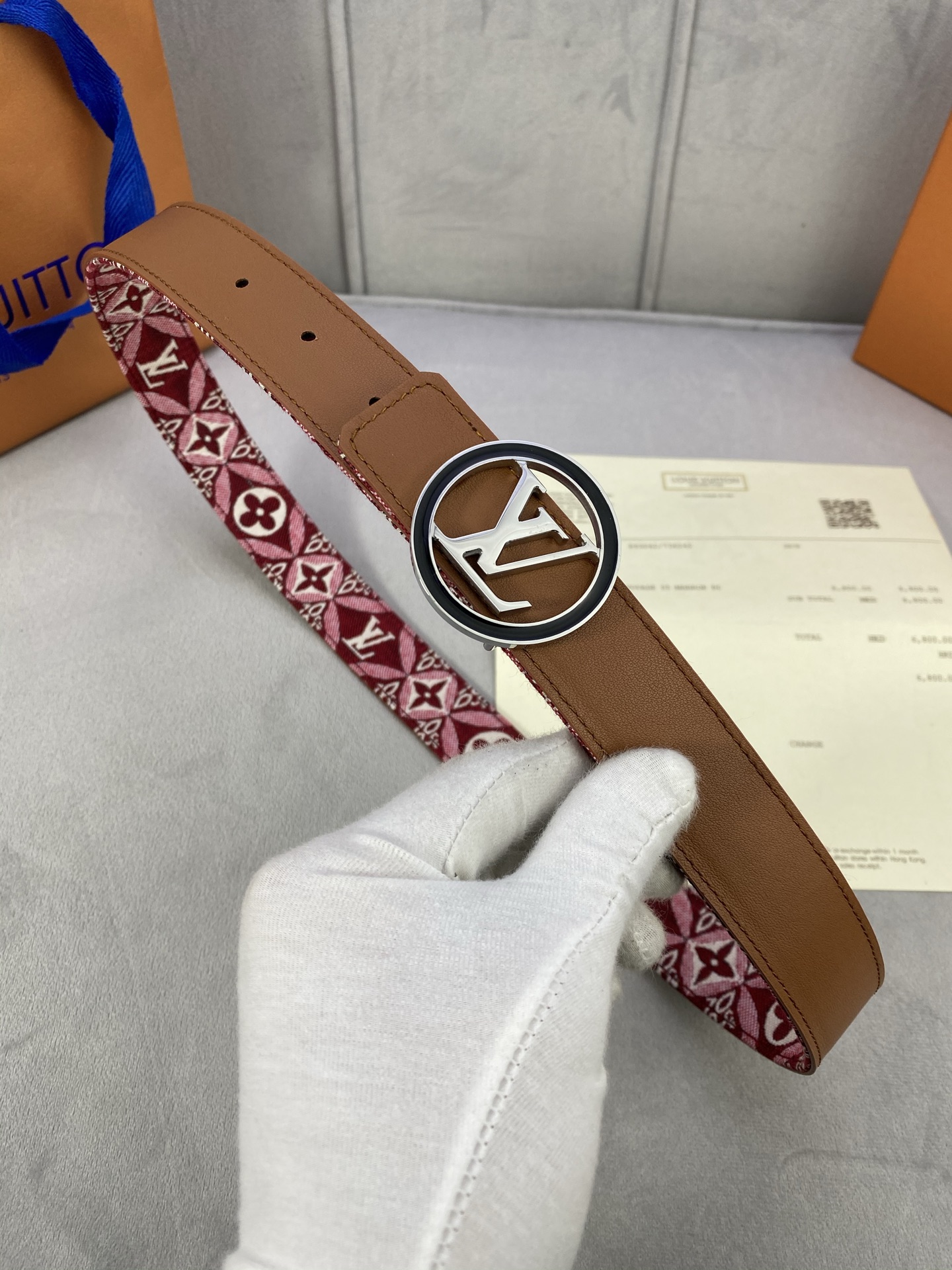 Louis Vuitton Female Basic Belt Cow Leather 13514-m-l