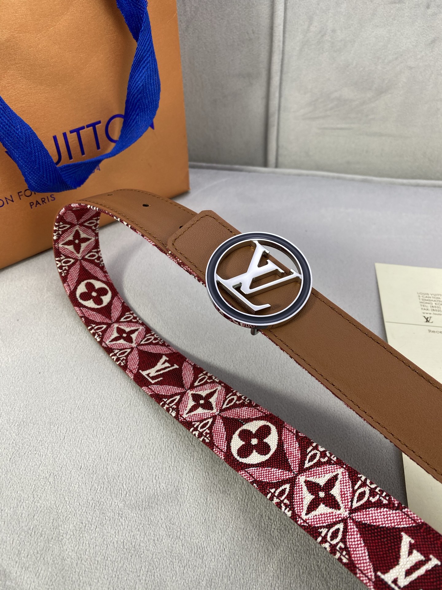 Louis Vuitton Female Basic Belt Cow Leather 13514-m-l