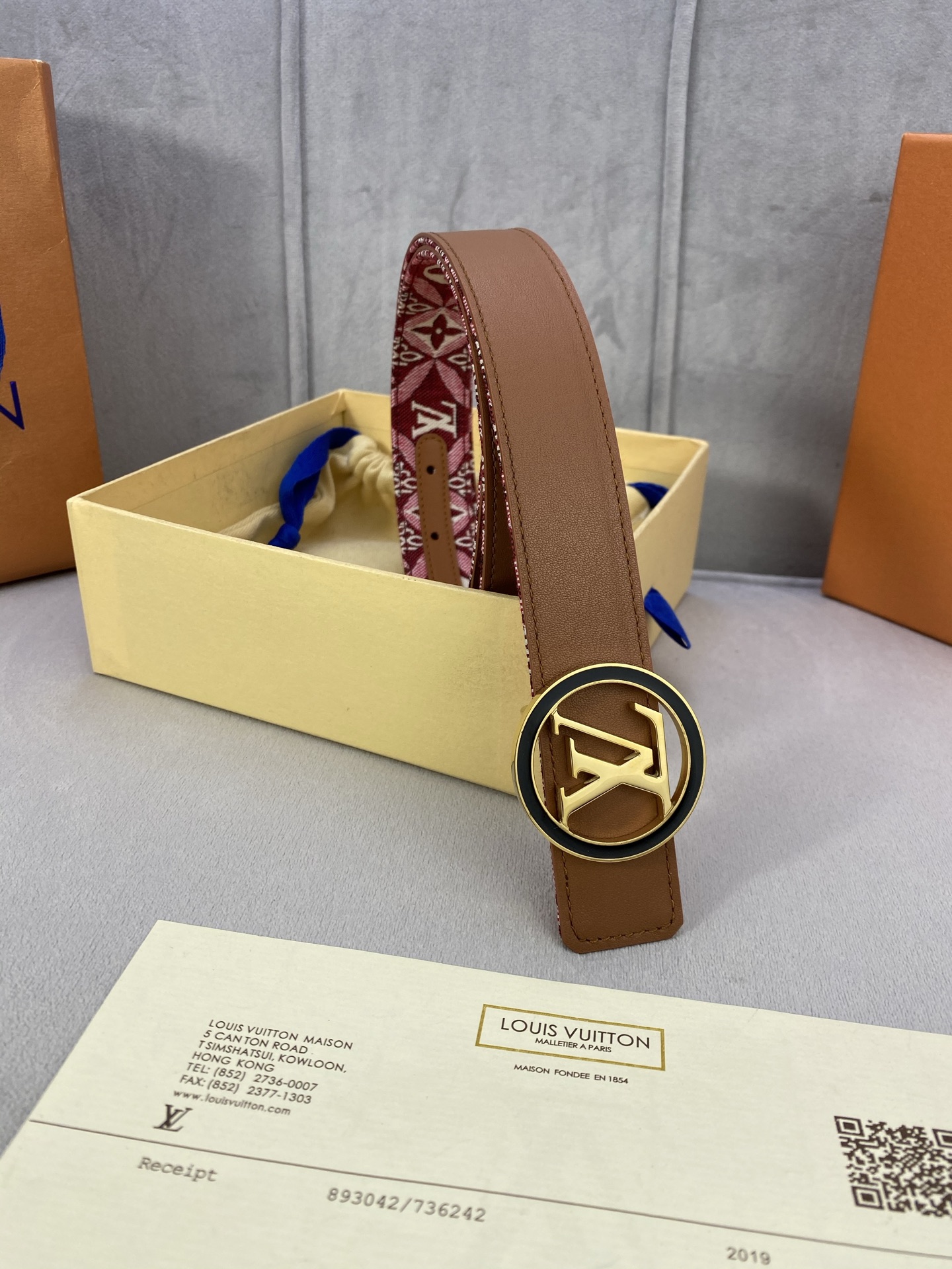 Louis Vuitton Female Basic Belt Cow Leather 13514-m-l