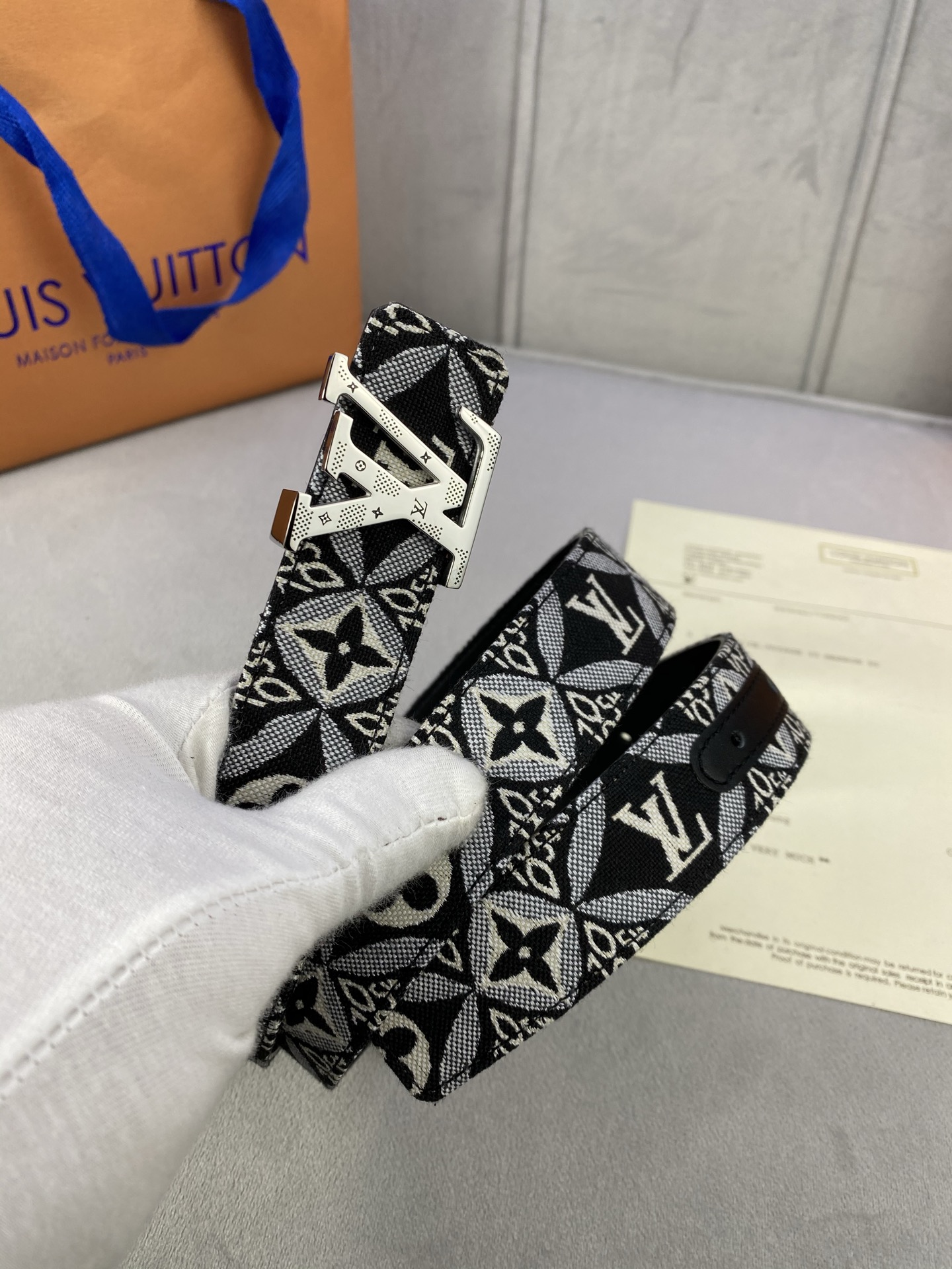 Louis Vuitton Female Basic Belt Cow Leather 13514-m-l