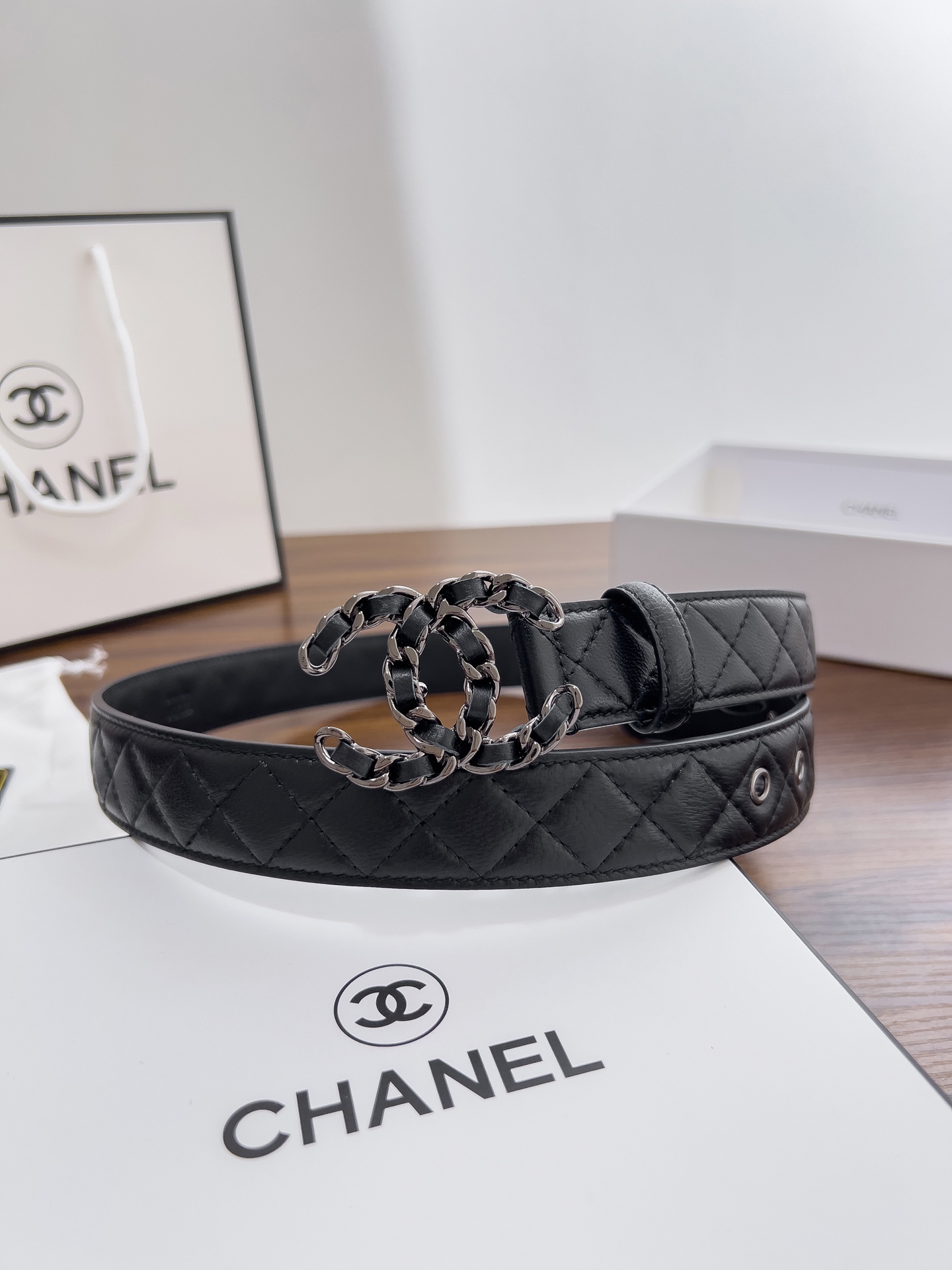 Chanel Female Basic Belt M-l
