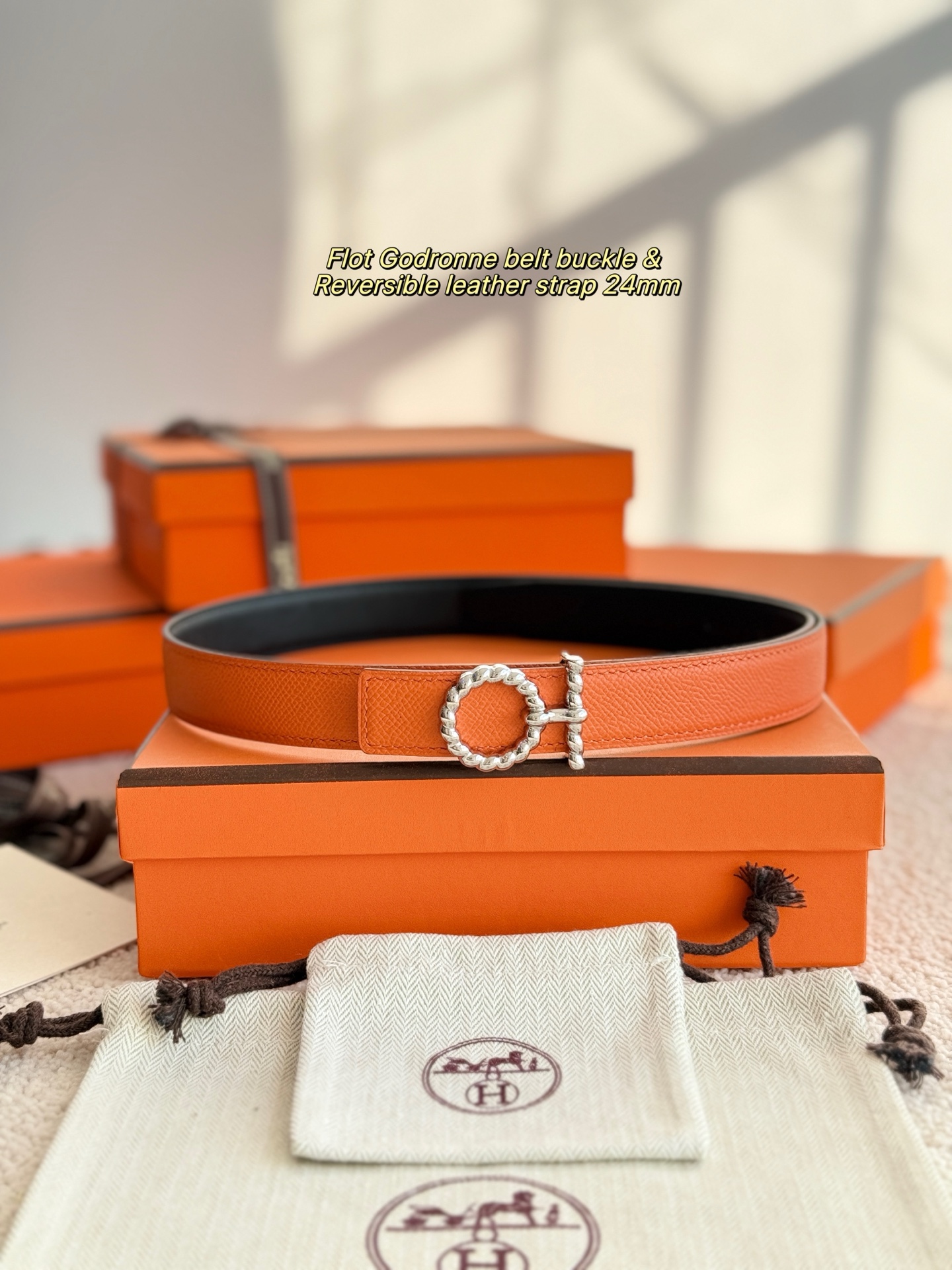 Hermès Female Basic Belt 24mm-s-m-l