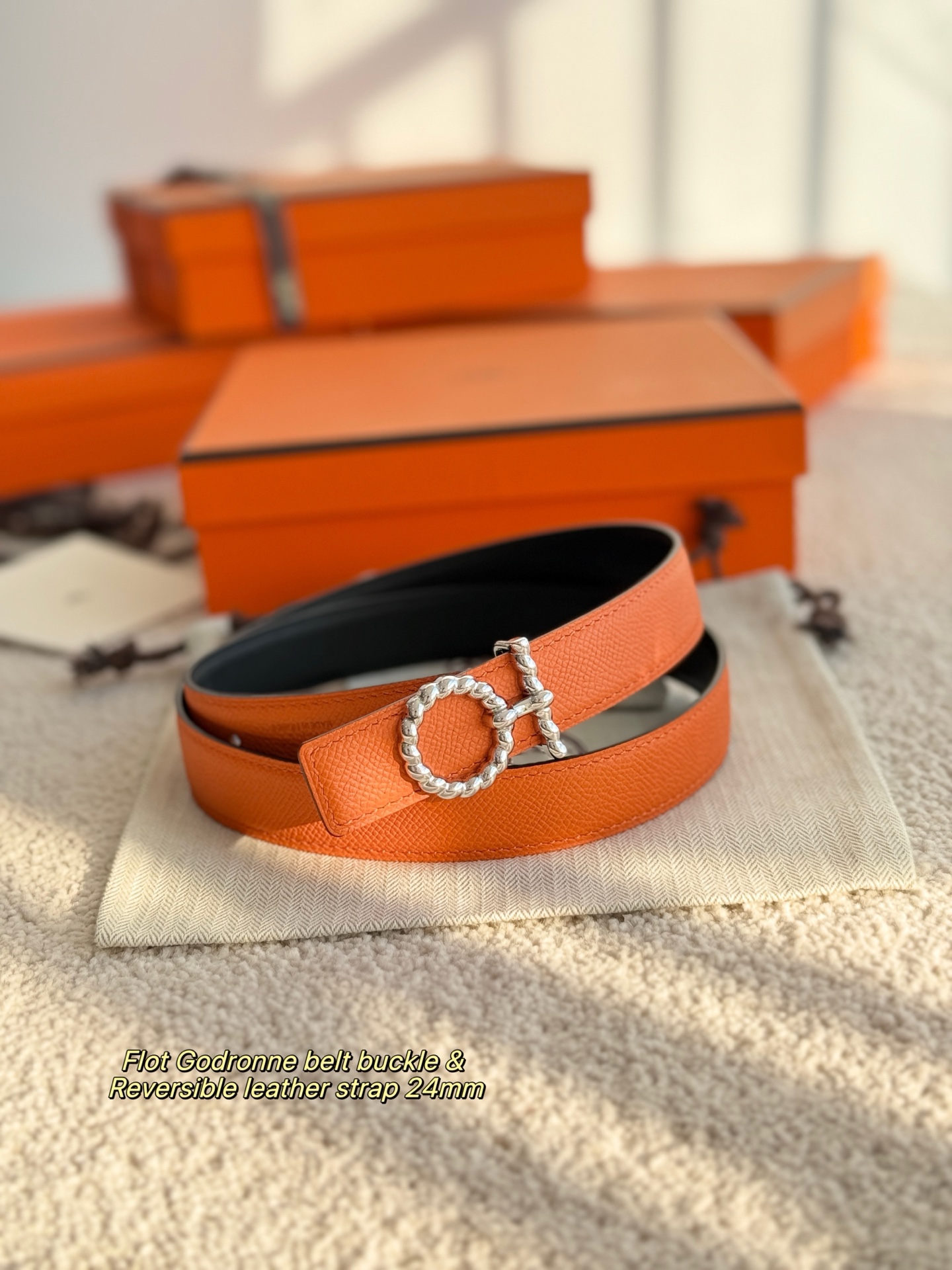 Hermès Female Basic Belt 24mm-s-m-l