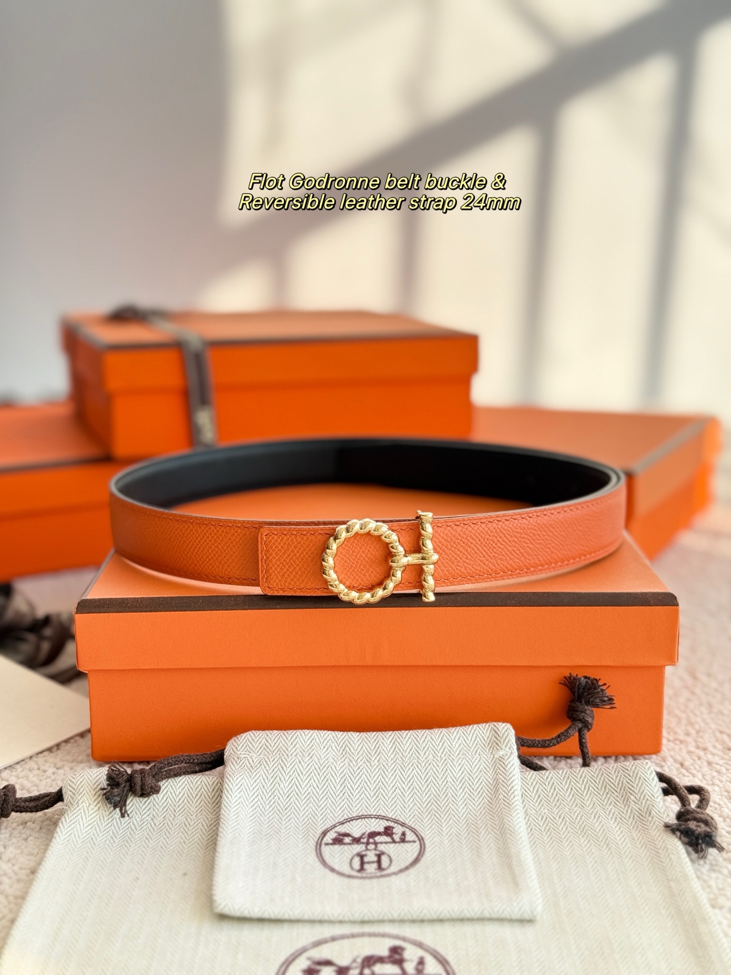 Hermès Female Basic Belt 24mm-s-m-l