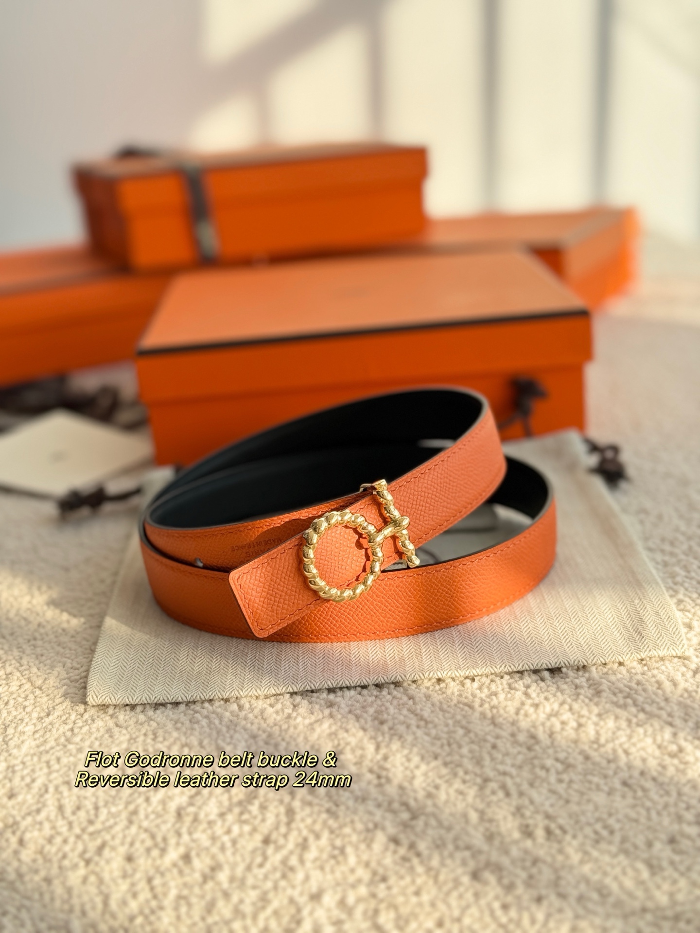 Hermès Female Basic Belt 24mm-s-m-l