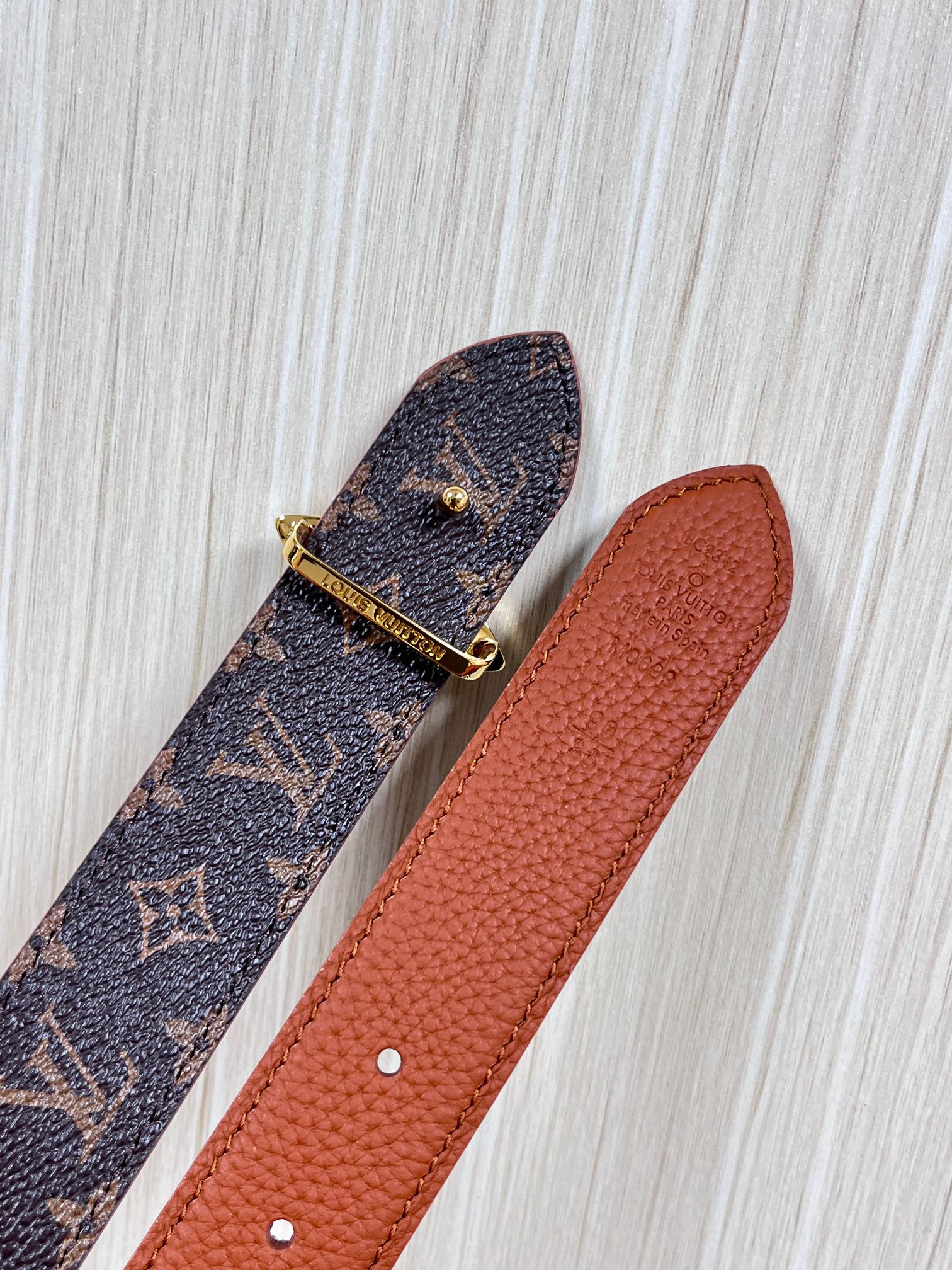 Louis Vuitton Female Basic Belt Canvas M-l