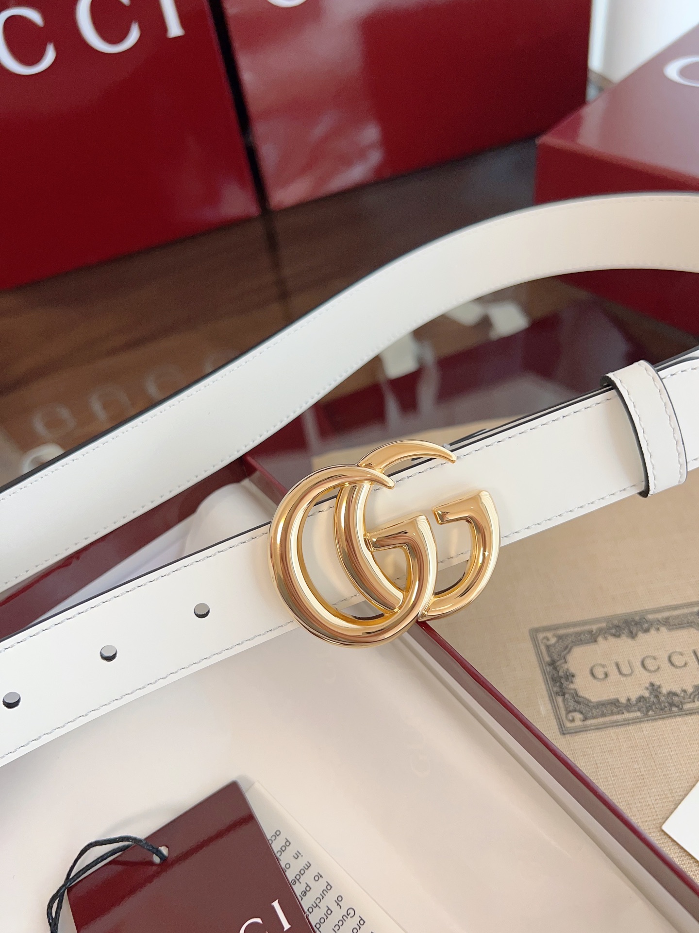 Gucci Female Basic Belt Cow Leather M-l