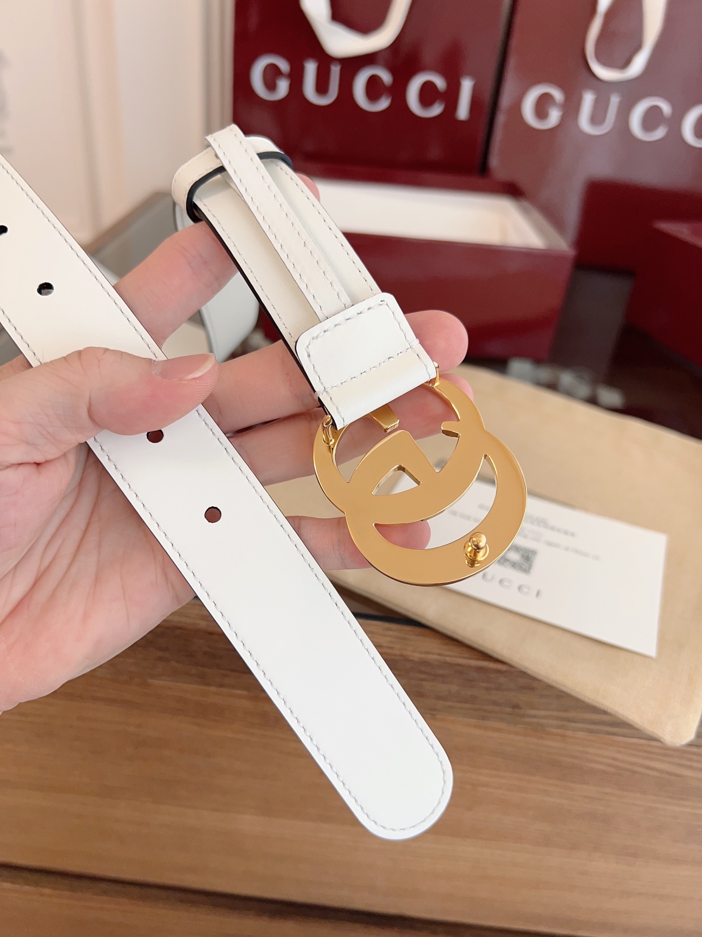 Gucci Female Basic Belt Cow Leather M-l