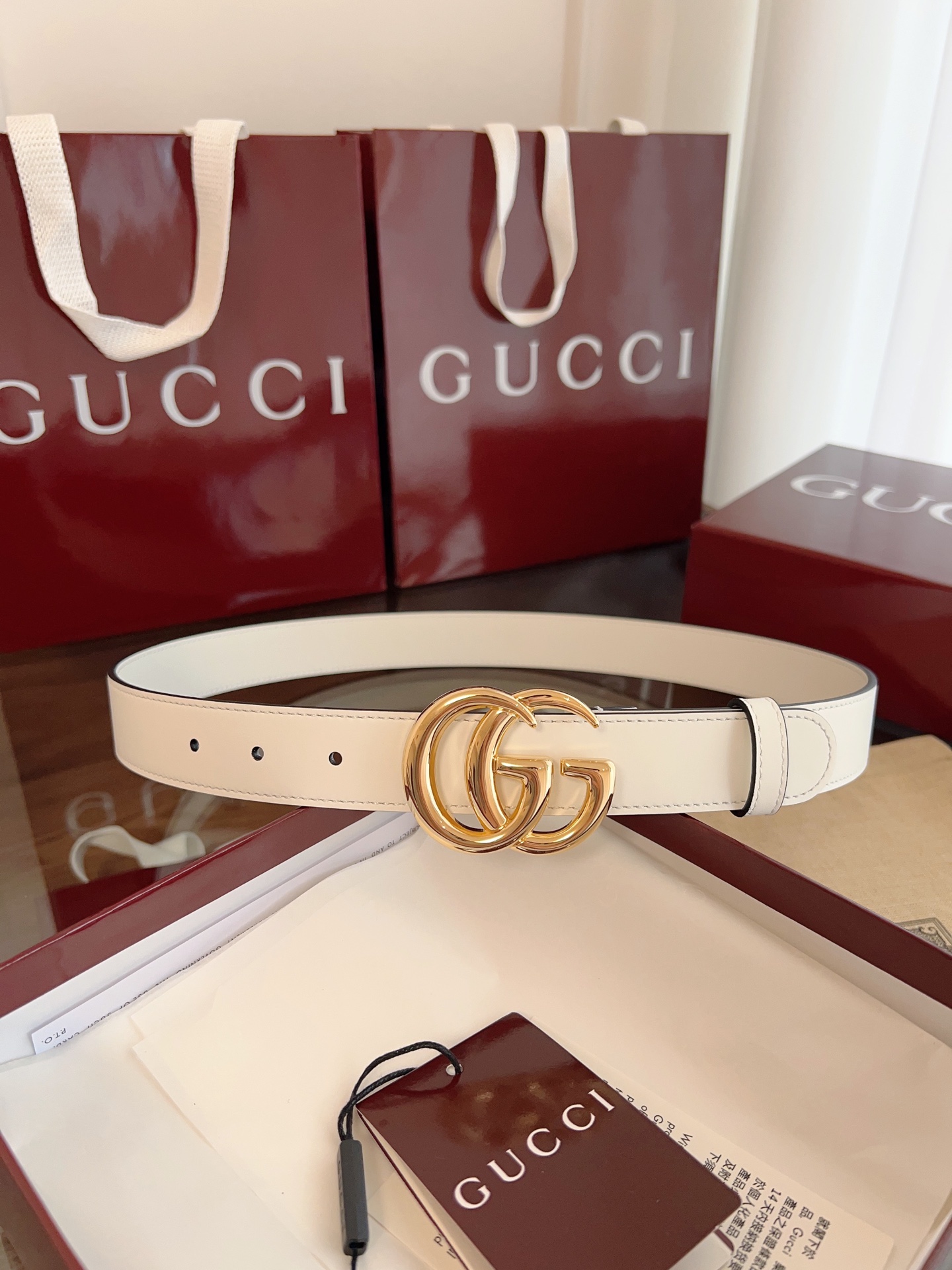 Gucci Female Basic Belt Cow Leather M-l