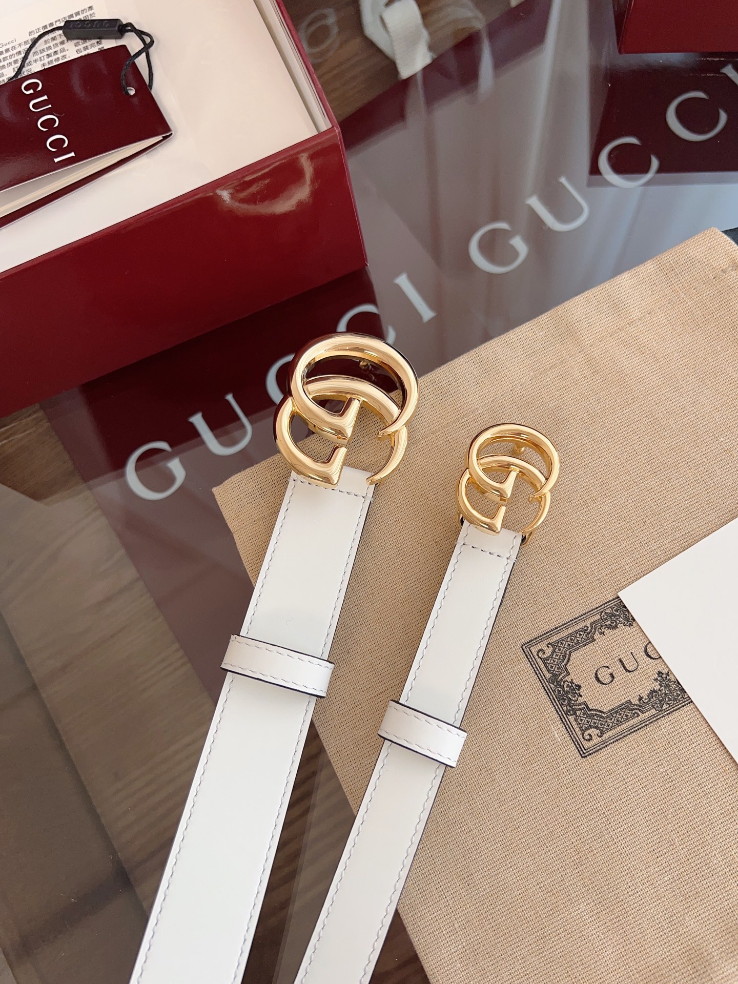 Gucci Female Basic Belt Cow Leather M-l