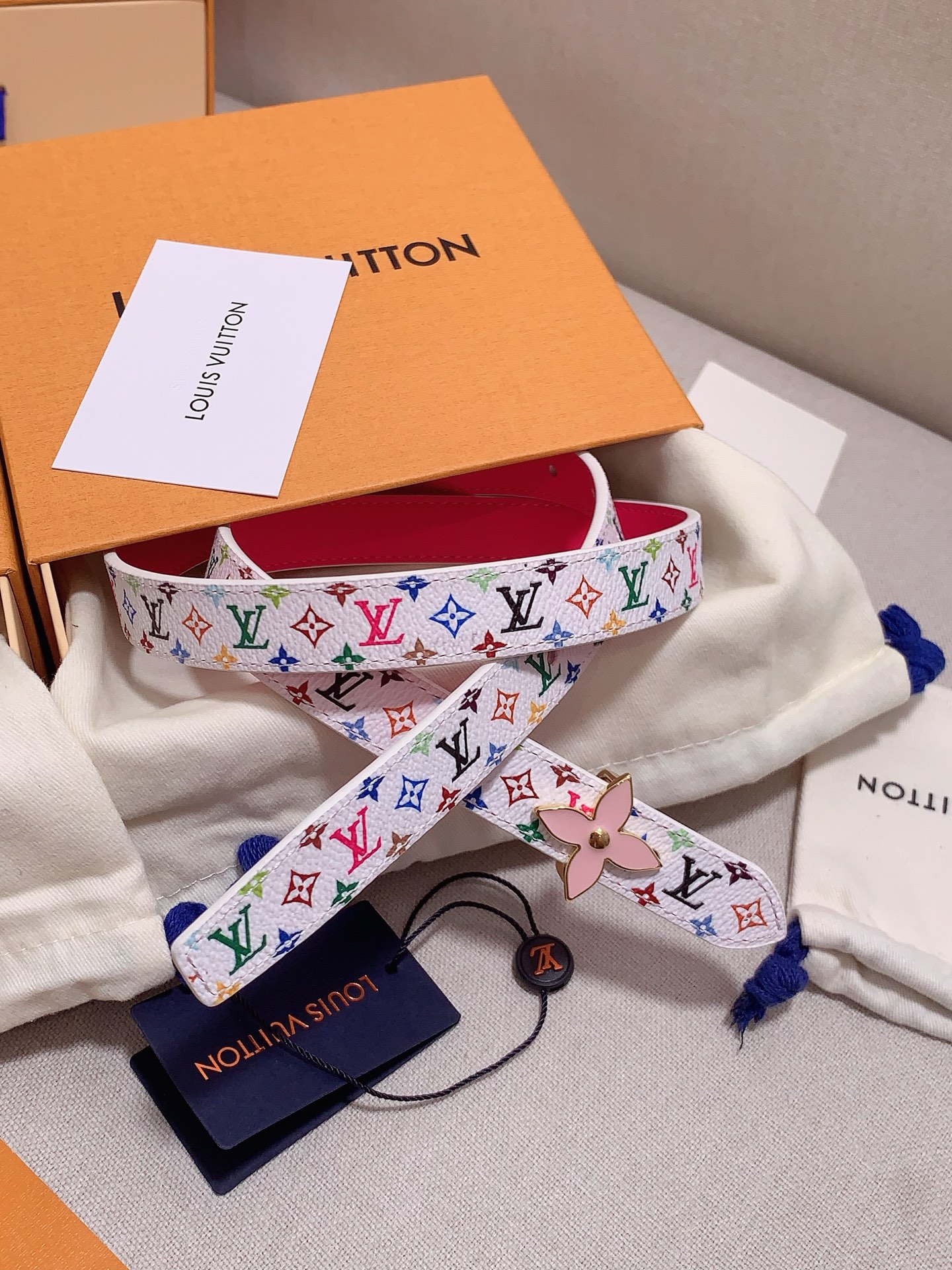 Louis Vuitton Female Leather Belt 5mm-s-m-l