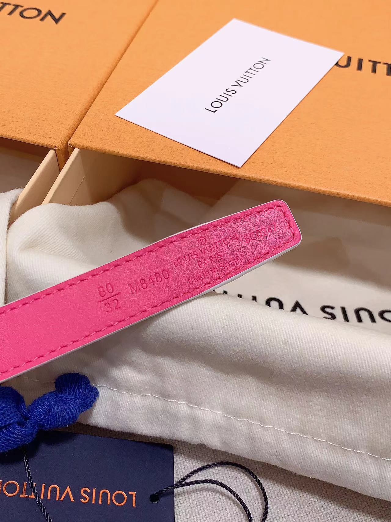 Louis Vuitton Female Leather Belt 5mm-s-m-l