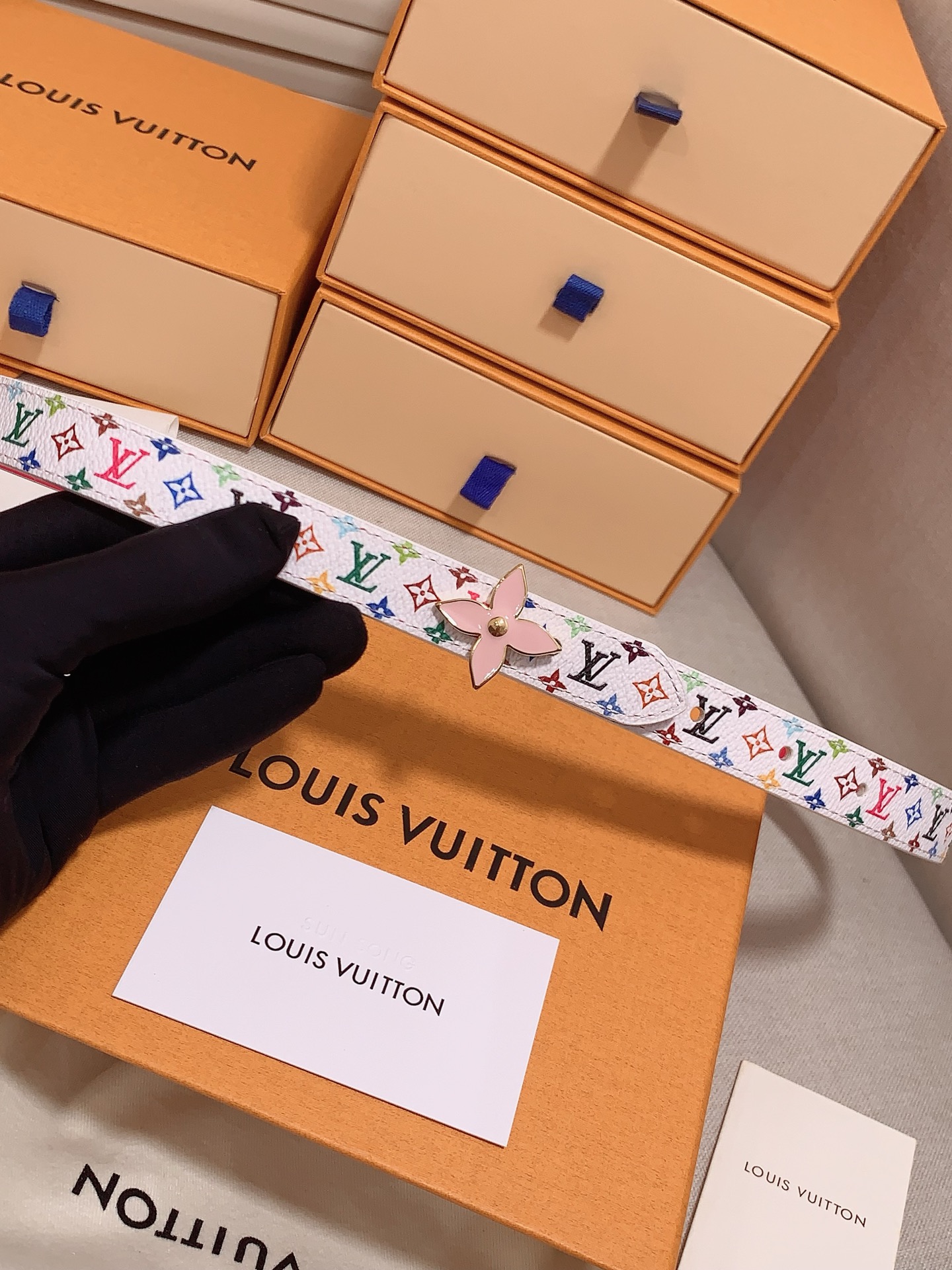 Louis Vuitton Female Leather Belt 5mm-s-m-l