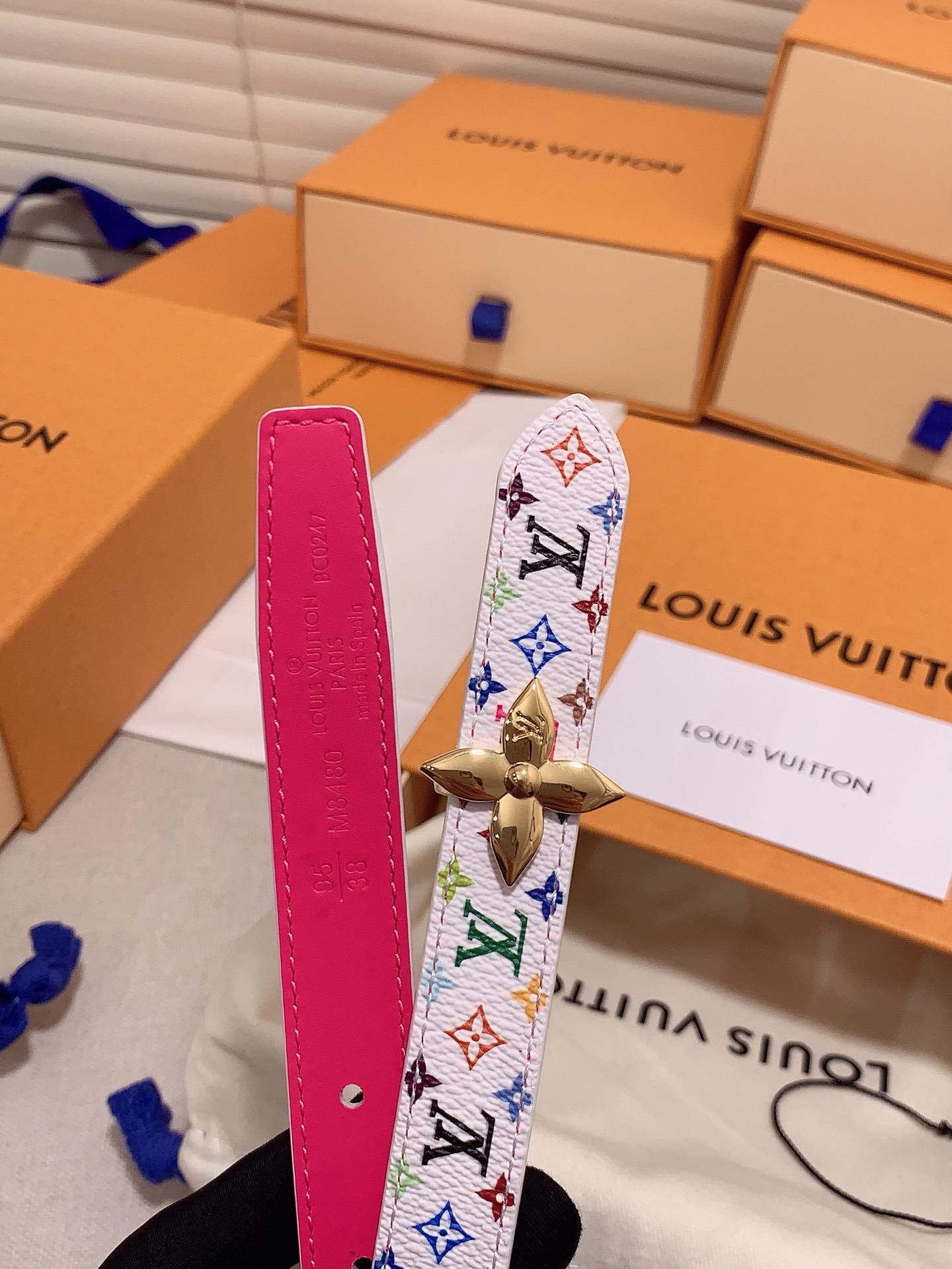 Louis Vuitton Female Leather Belt 5mm-s-m-l