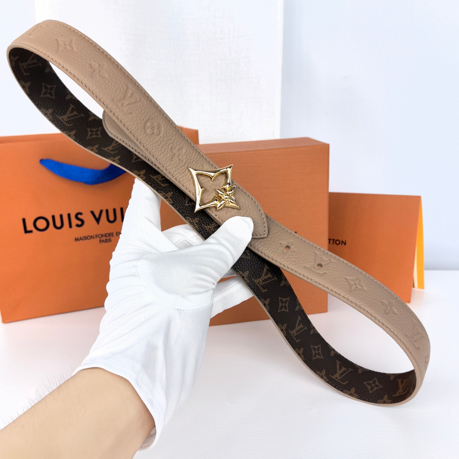 Louis Vuitton Female Basic Belt Canvas 13514-m-l