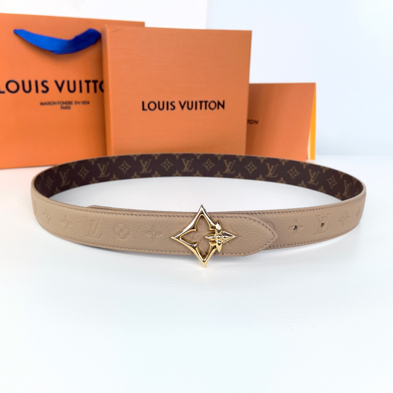 Louis Vuitton Female Basic Belt Canvas 13514-m-l