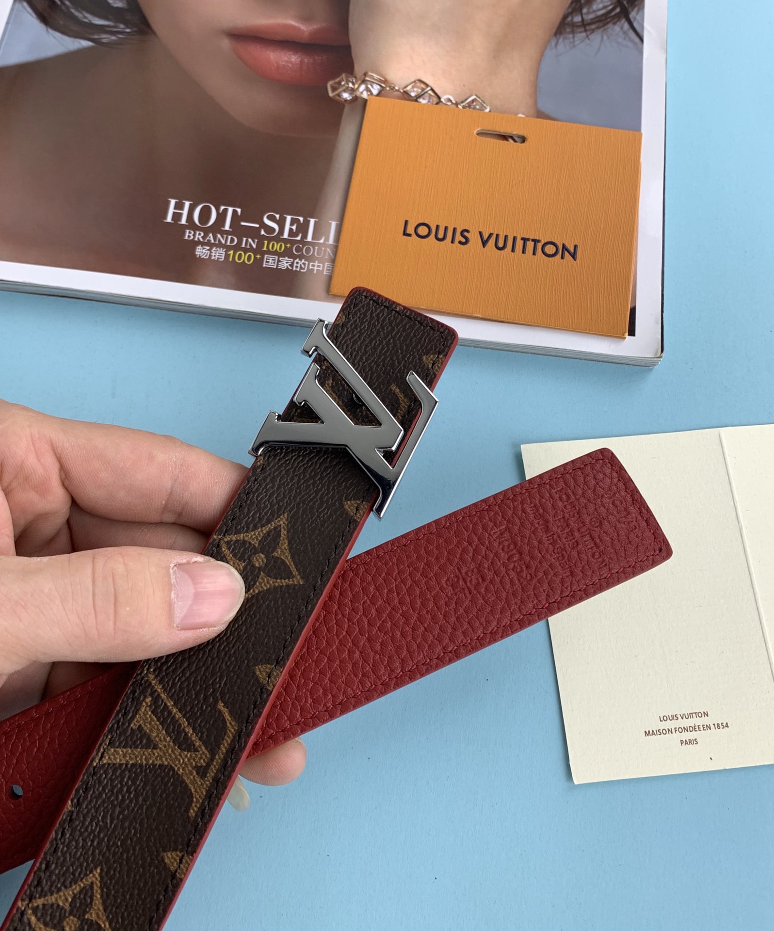 Louis Vuitton Female Basic Belt Canvas M-l
