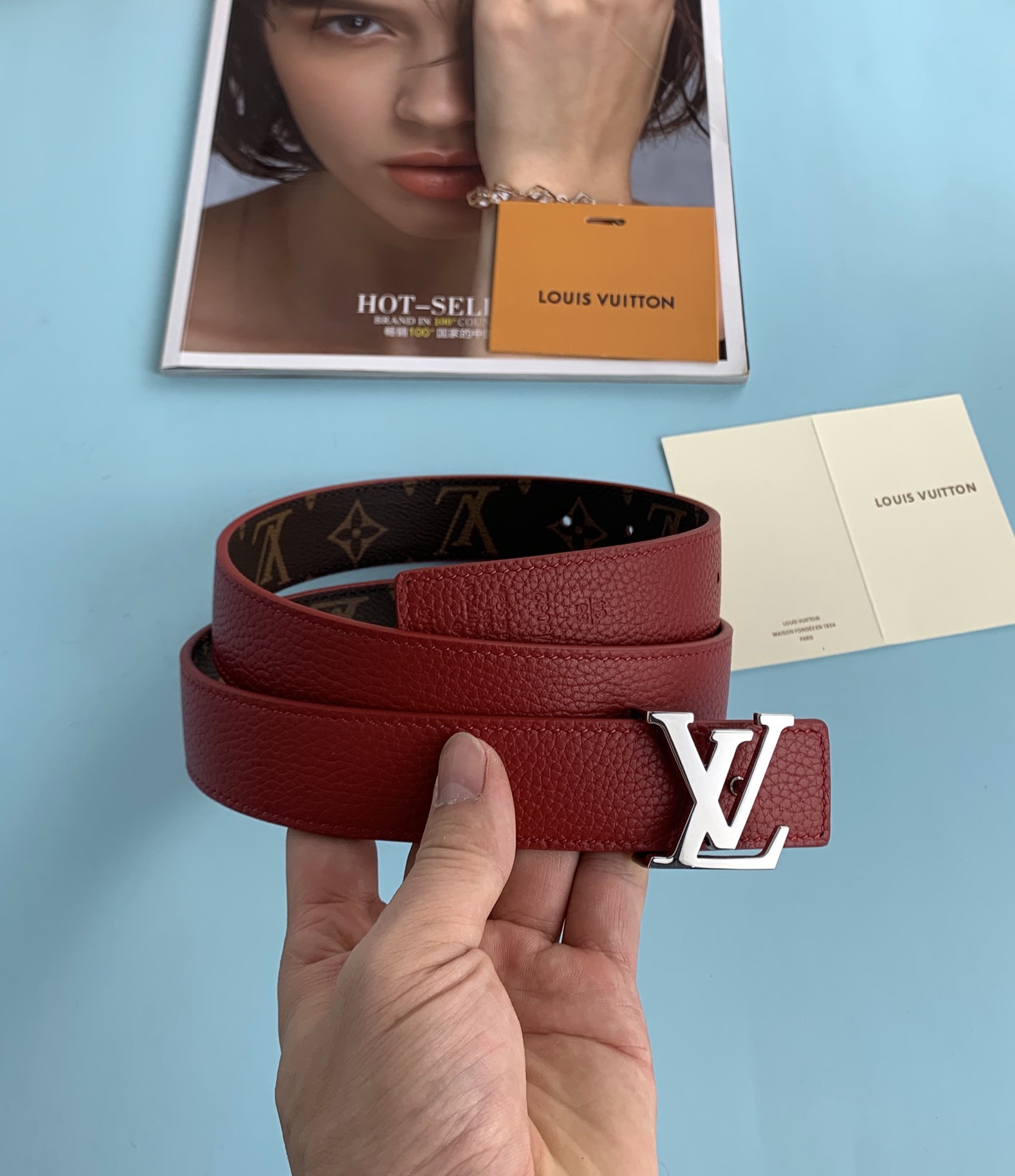 Louis Vuitton Female Basic Belt Canvas M-l