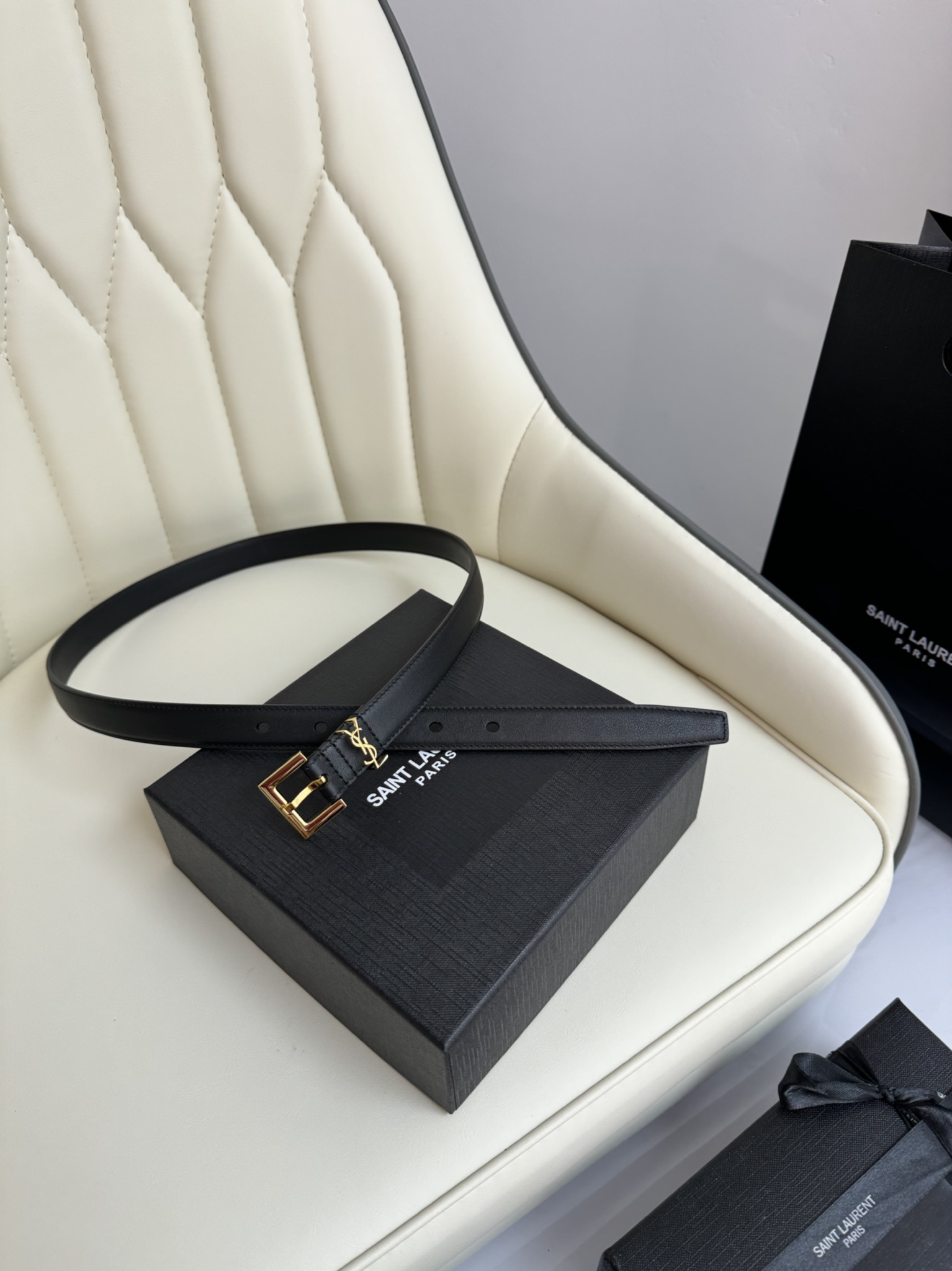 Saint Laurent Female Leather Belt 13514-s-m-l