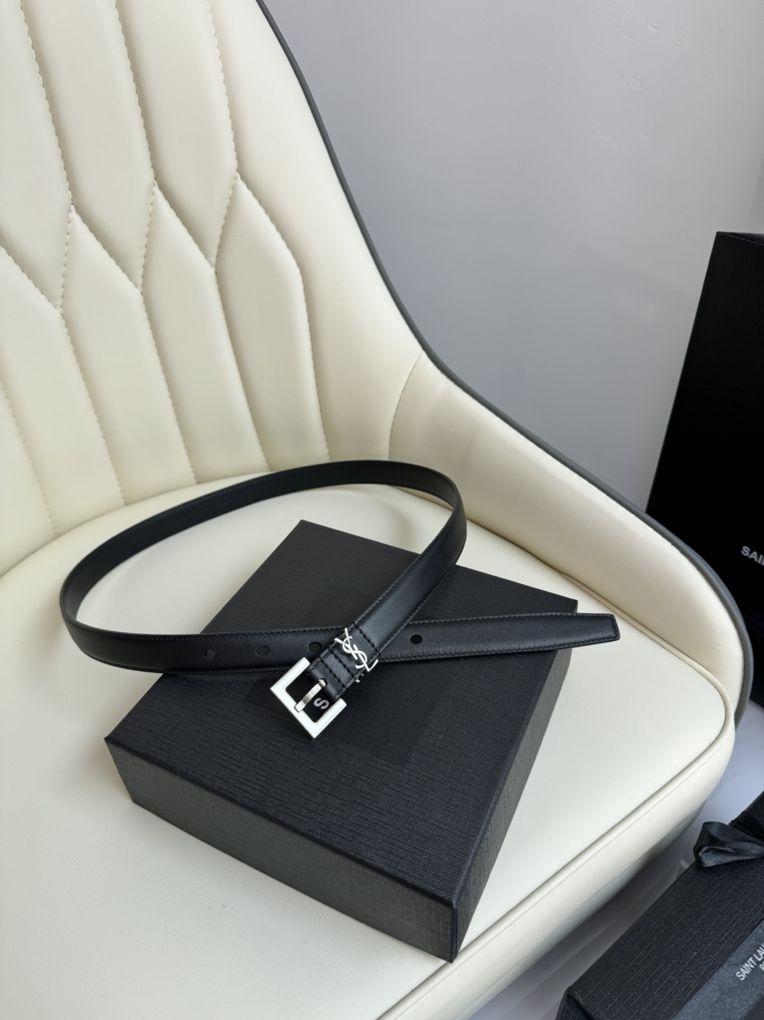 Saint Laurent Female Leather Belt 13514-s-m-l