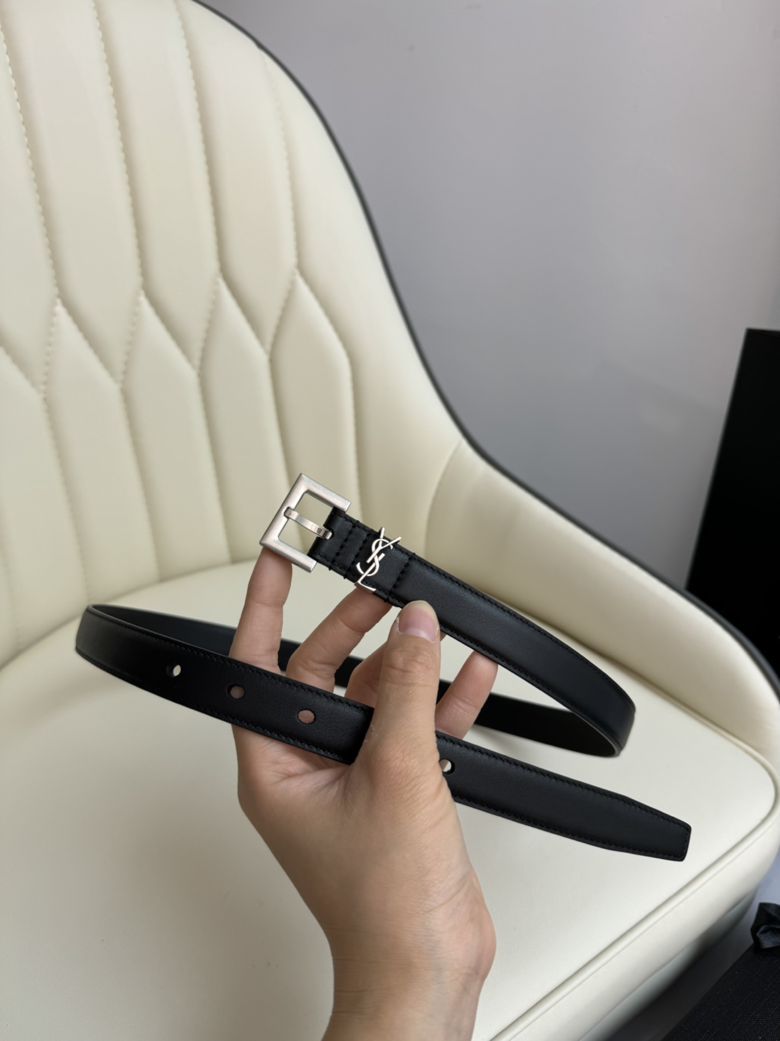 Saint Laurent Female Leather Belt 13514-s-m-l