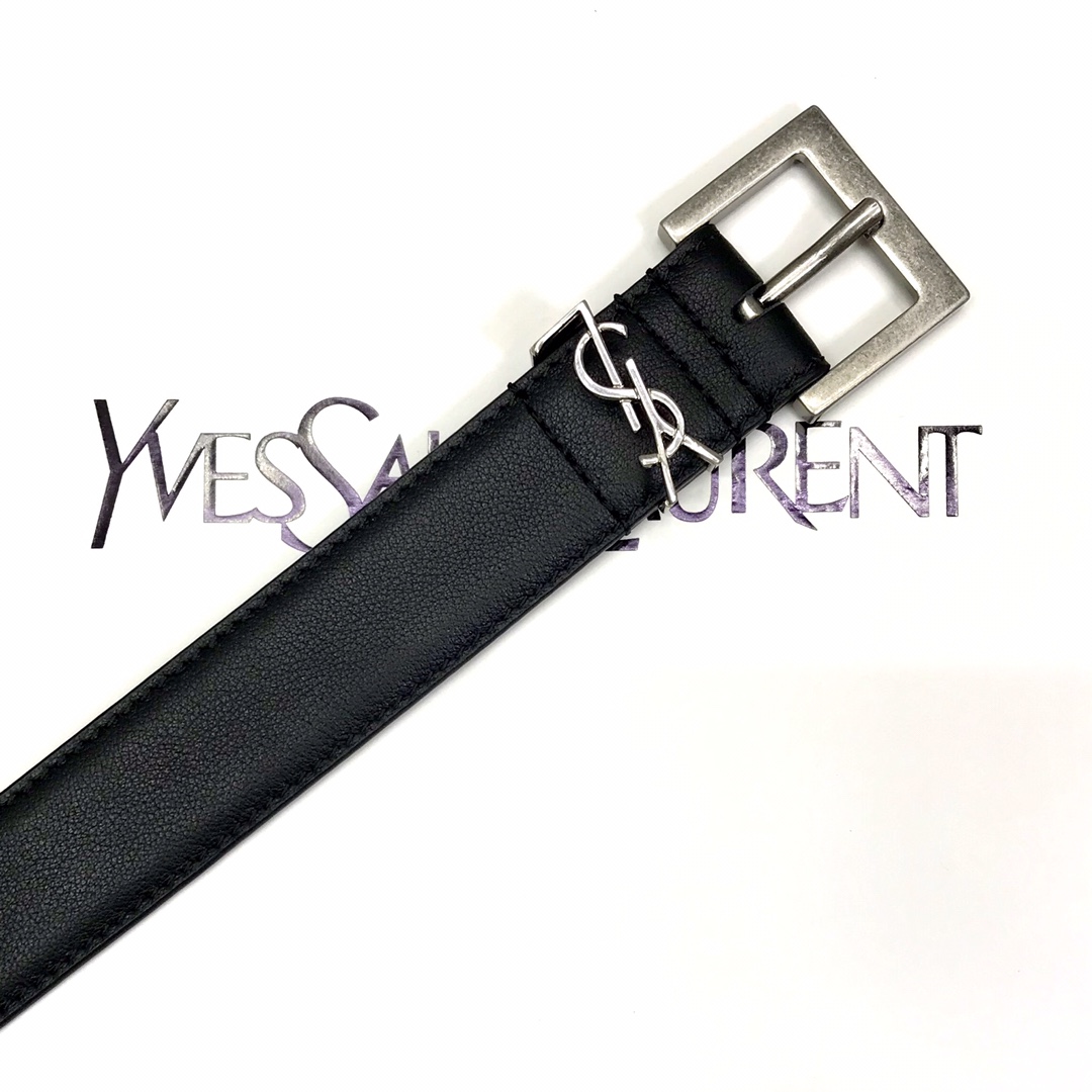 Saint Laurent Female Pin Buckle Belt Black S-m-l