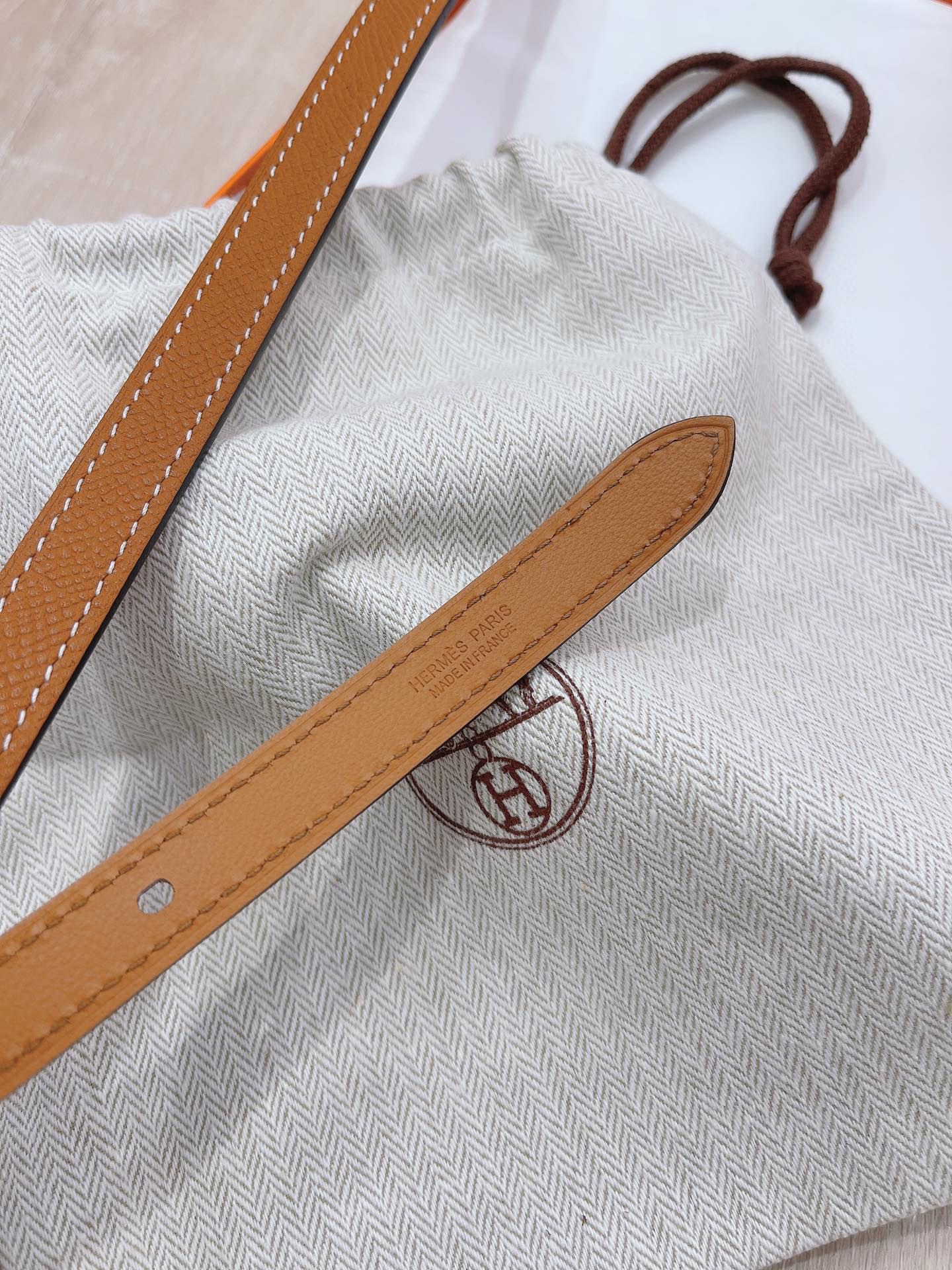 Hermès Female Pin Buckle Belt Cow Leather 13514-s-m