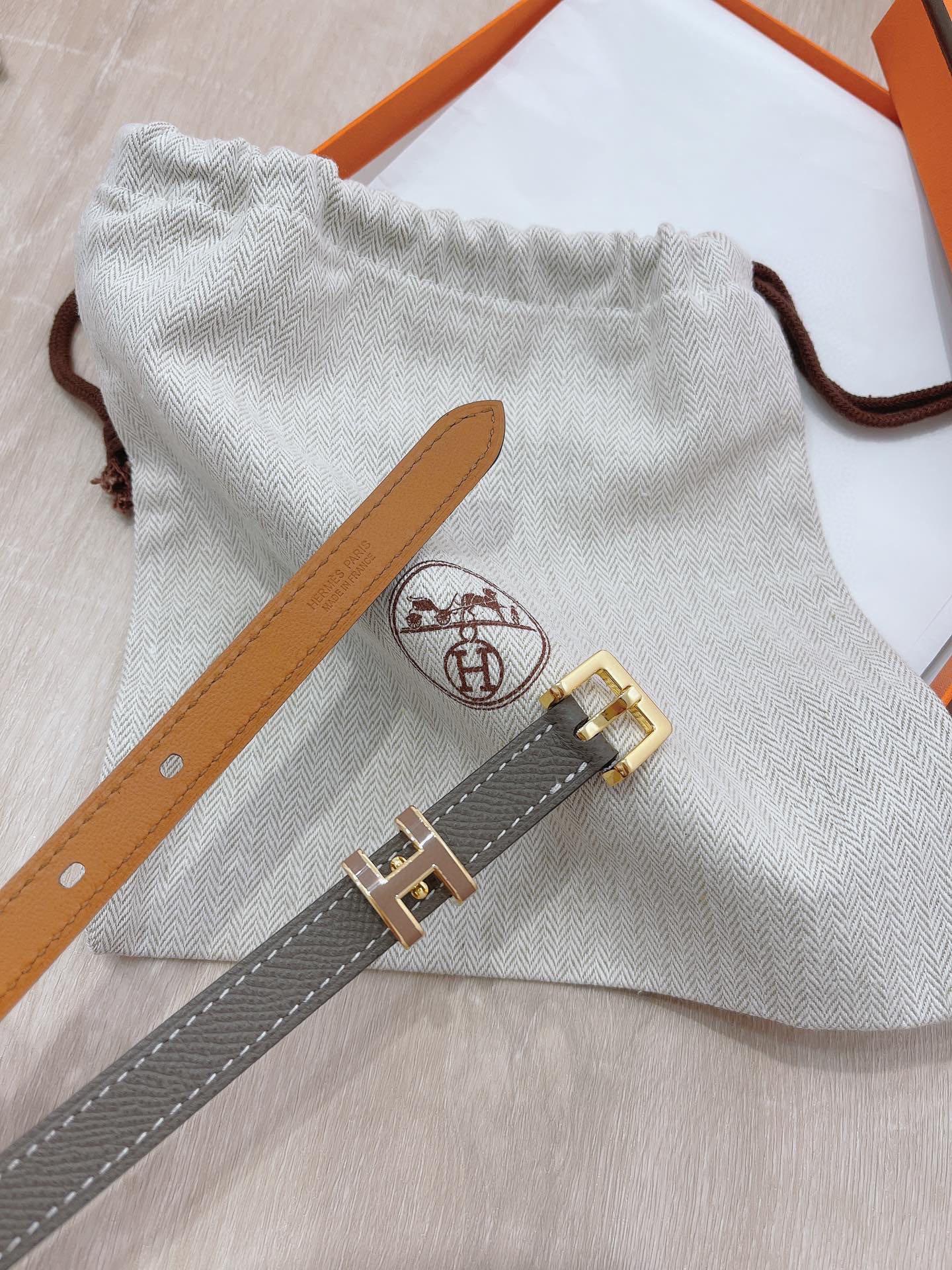 Hermès Female Pin Buckle Belt Cow Leather 13514-s-m