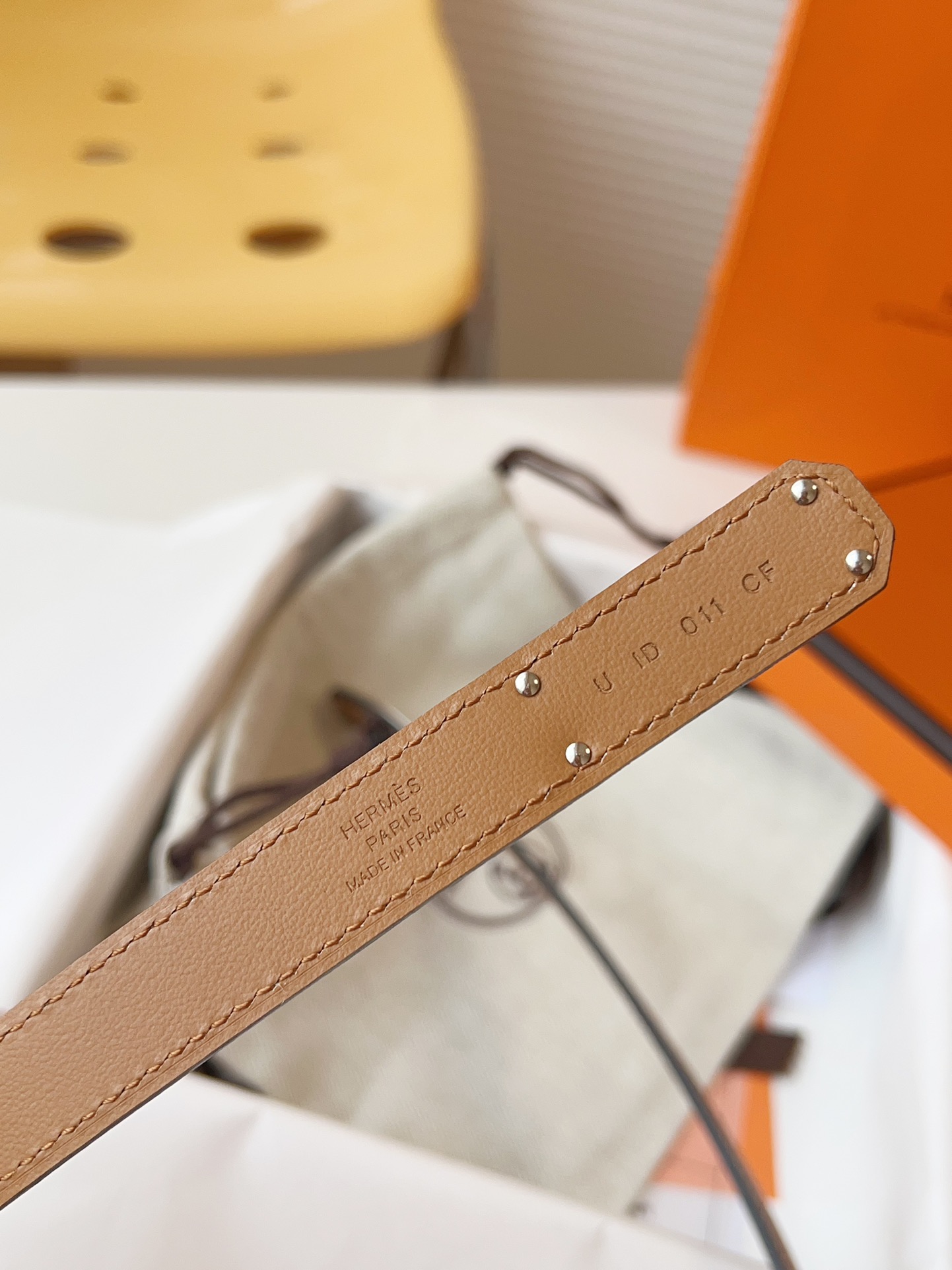 Hermès Female Leather Belt Cow Leather 18mm-s-m-l