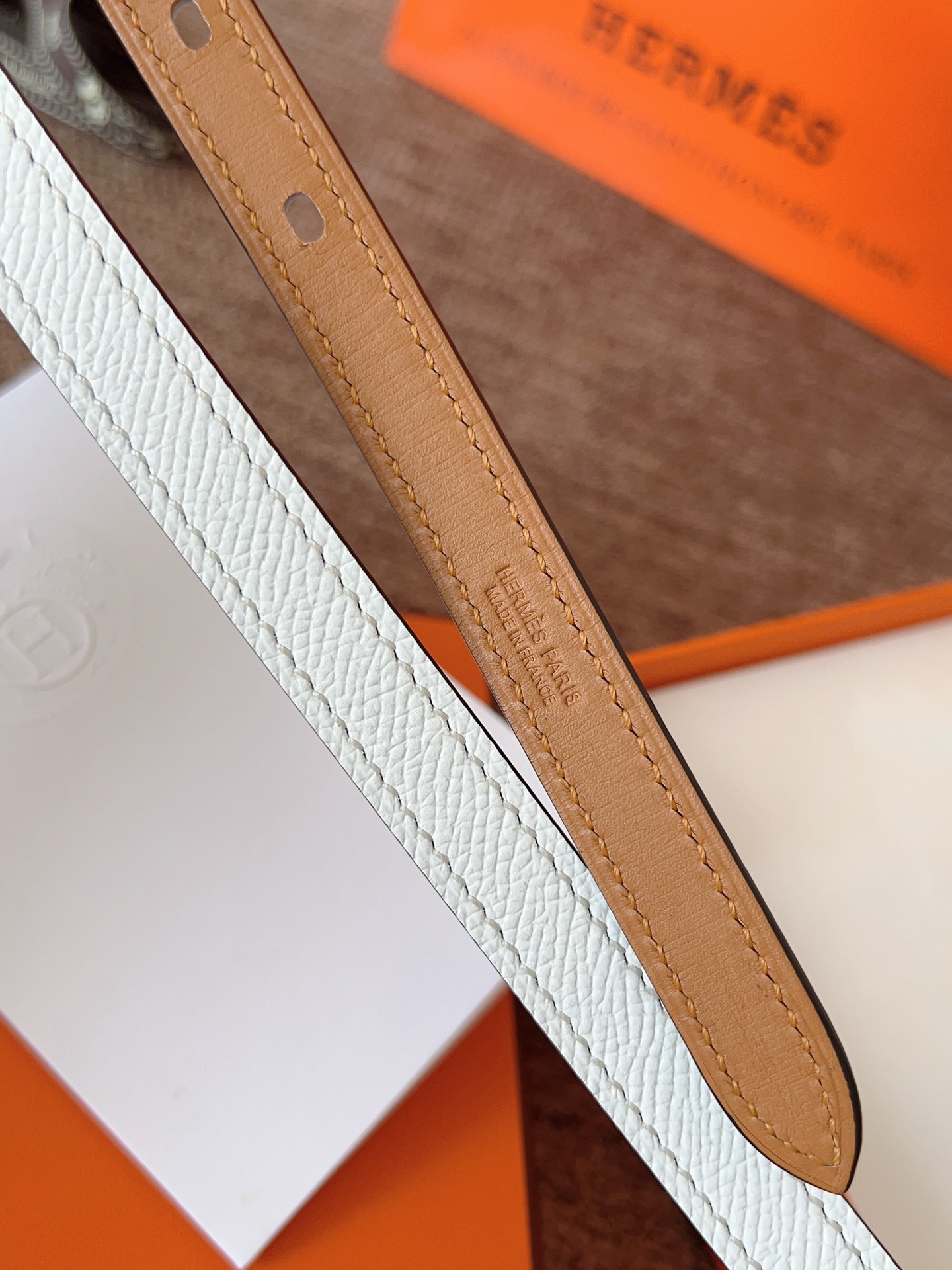 Hermès Female Leather Belt 15mm-13514-l