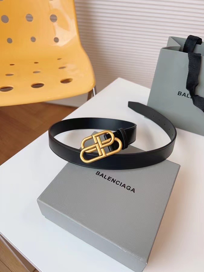 Balenciaga Female Basic Belt Cow Leather M-l