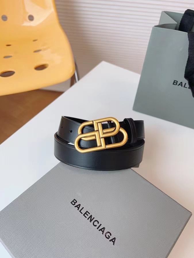 Balenciaga Female Basic Belt Cow Leather M-l