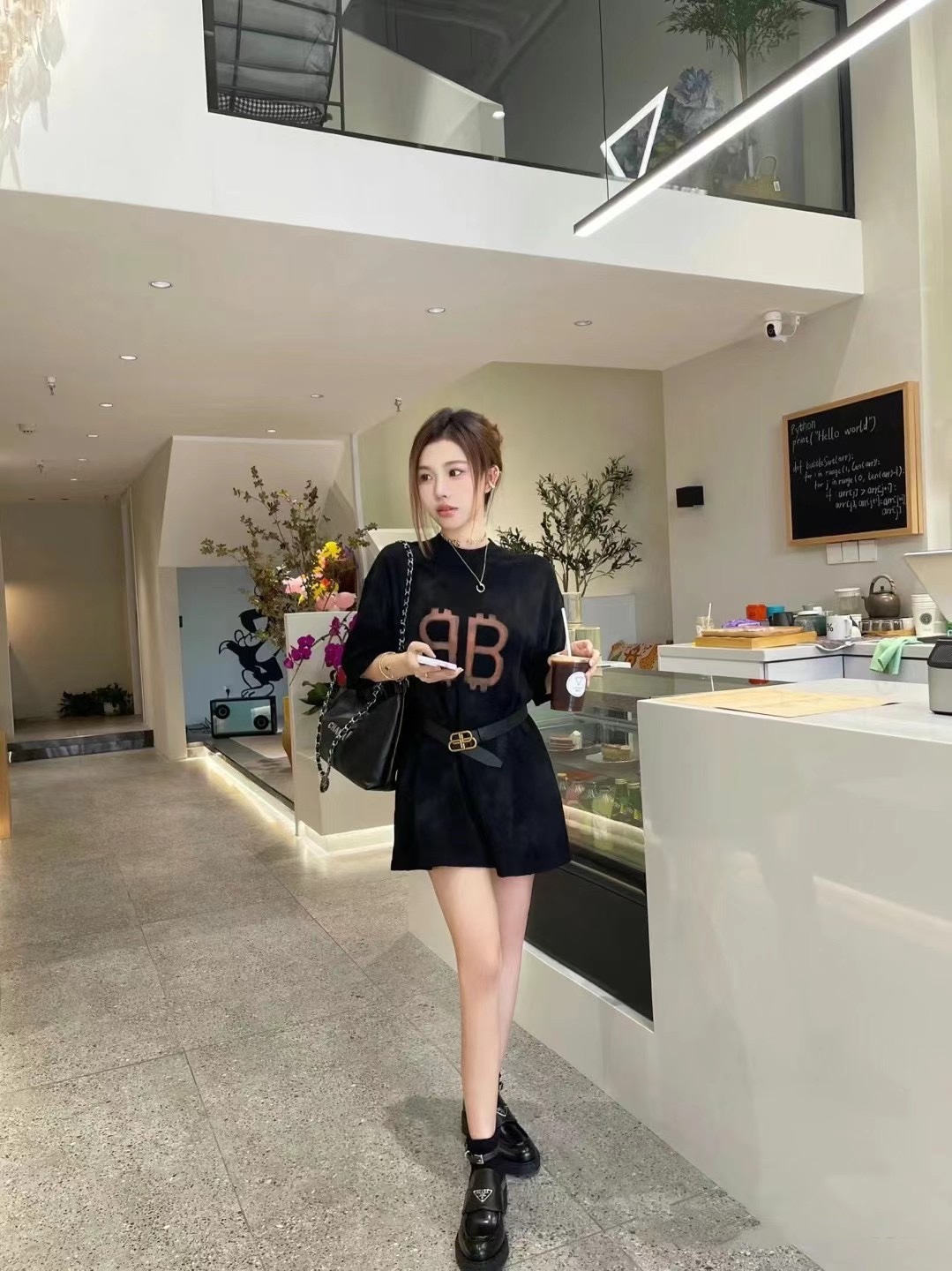 Balenciaga Female Basic Belt Cow Leather M-l