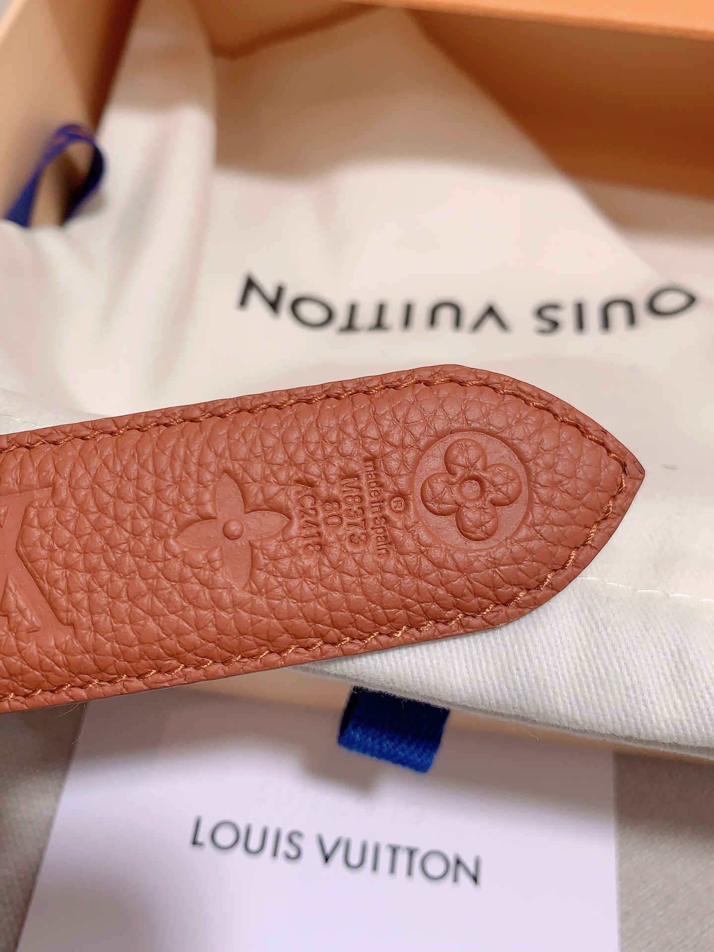 Louis Vuitton Female Basic Belt Cow Leather S-m-l