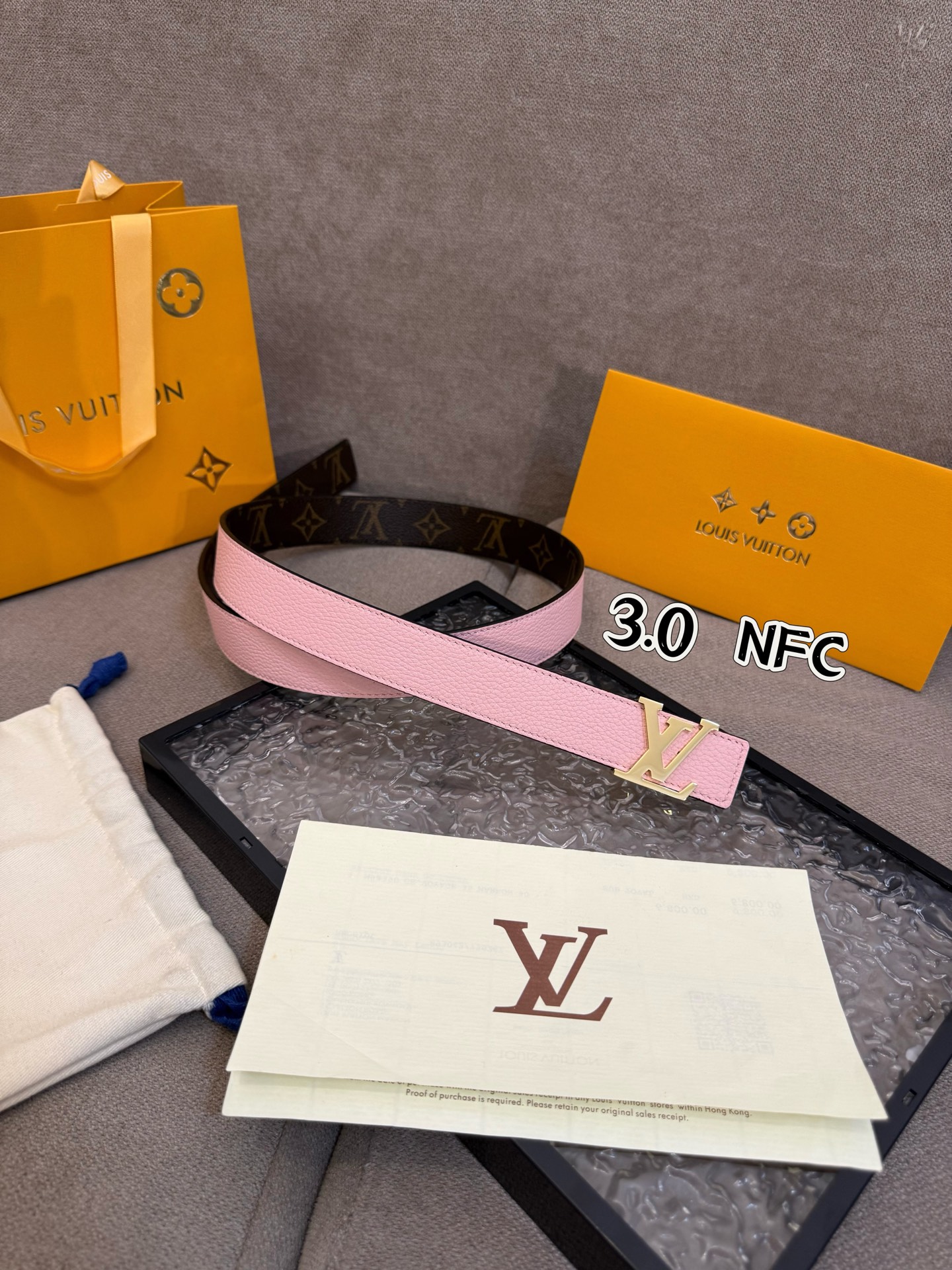 Louis Vuitton Female Basic Belt Cow Leather S-m-l