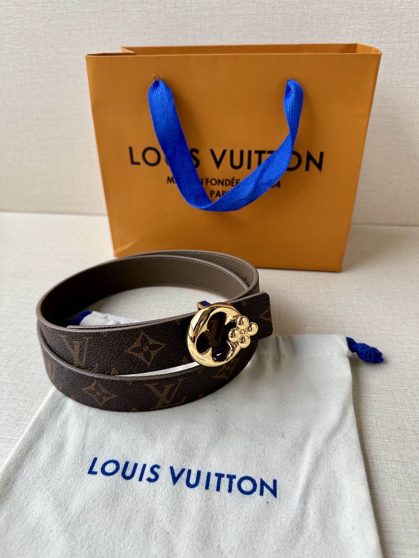 Louis Vuitton Female Basic Belt Canvas 13514-s-m-l