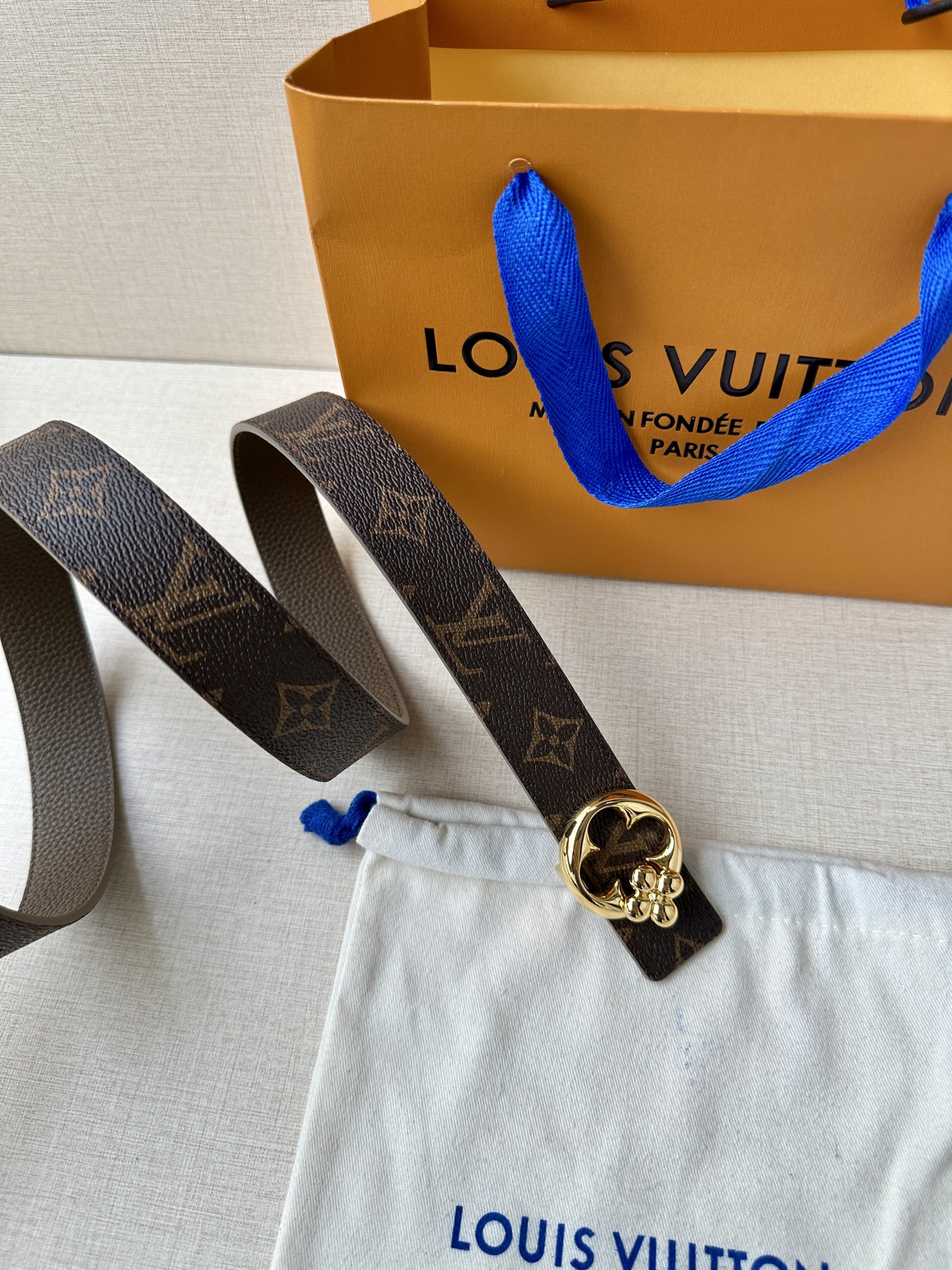 Louis Vuitton Female Basic Belt Canvas 13514-s-m-l