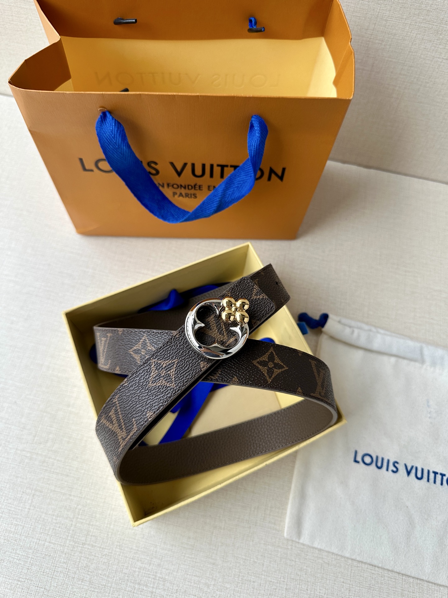 Louis Vuitton Female Basic Belt Canvas 13514-s-m-l