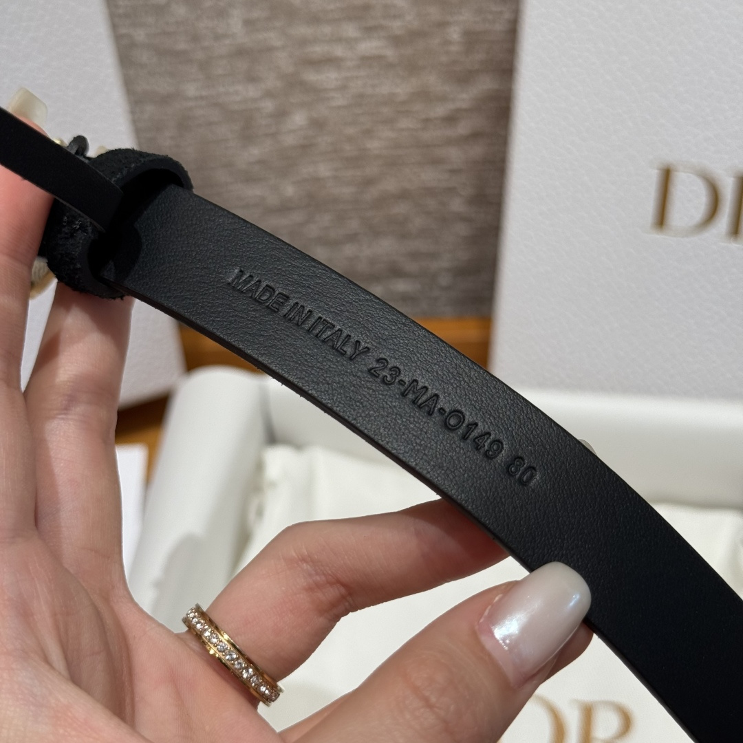 Dior Female Basic Belt Cow Leather S-m