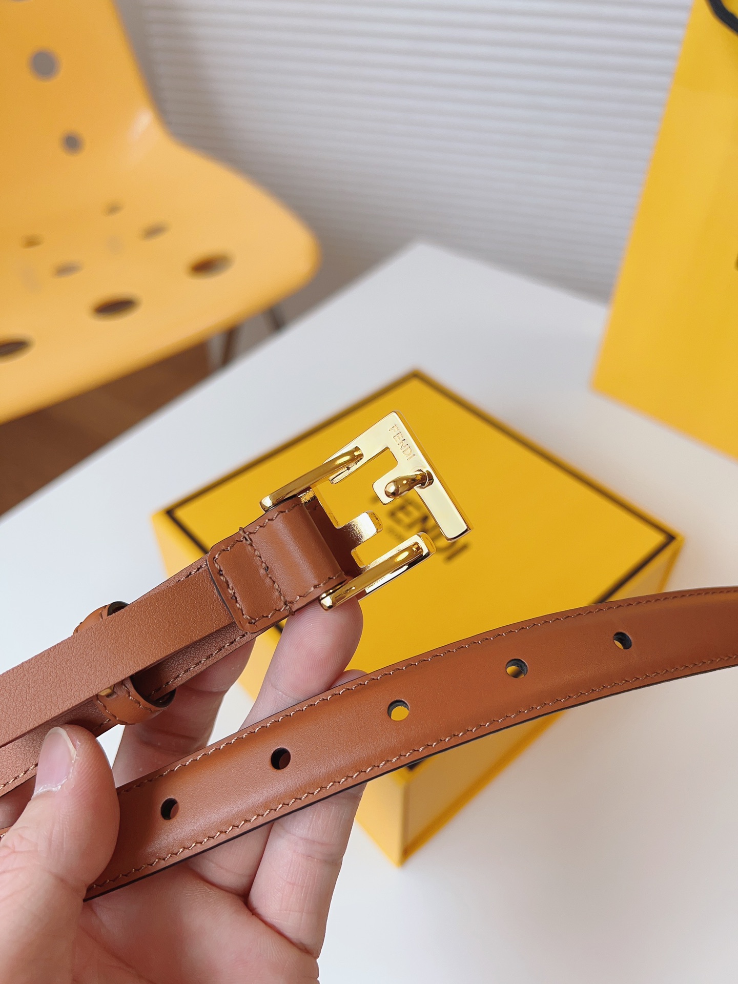 Fendi Female Basic Belt Cow Leather M