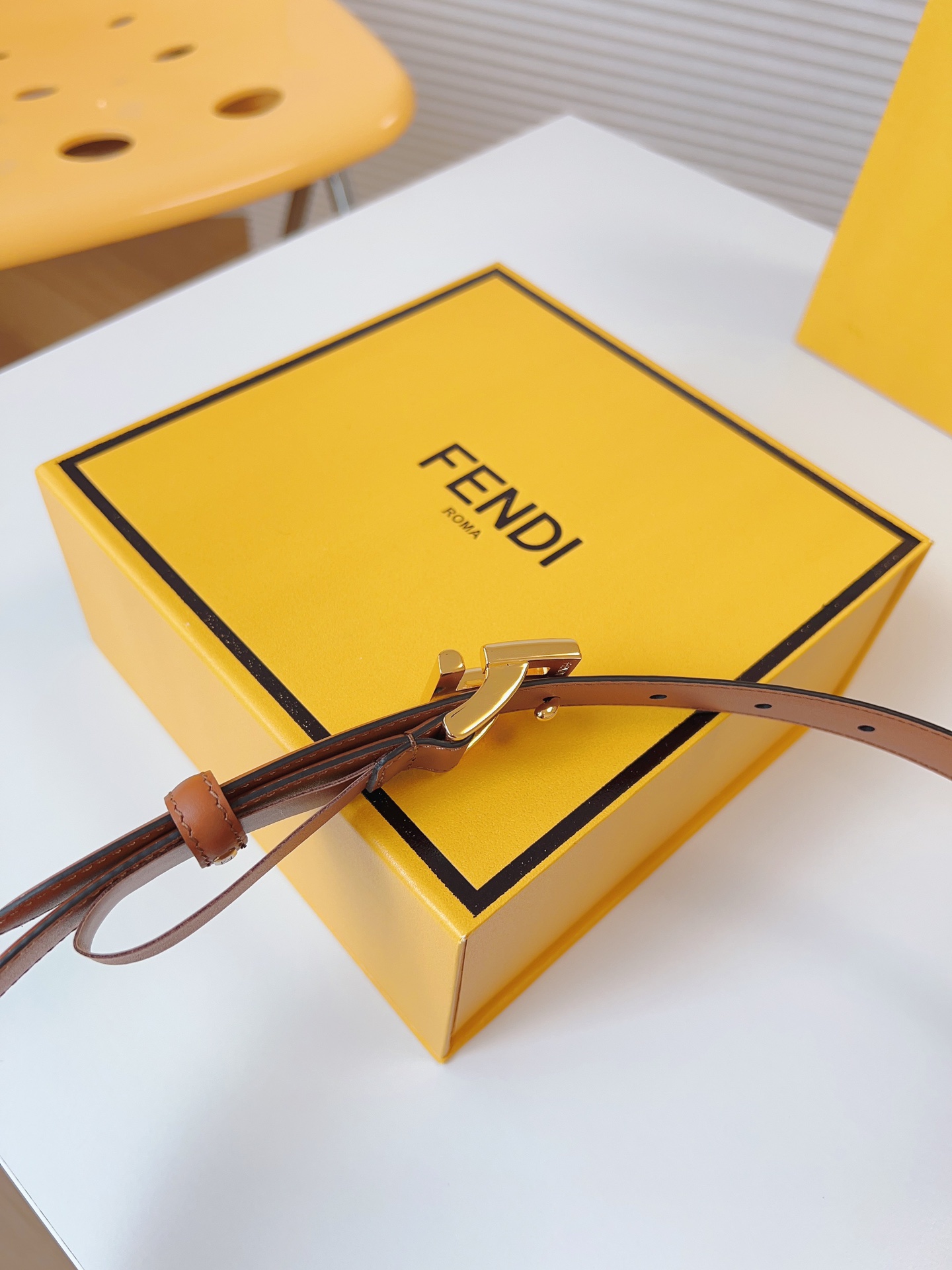 Fendi Female Basic Belt Cow Leather M