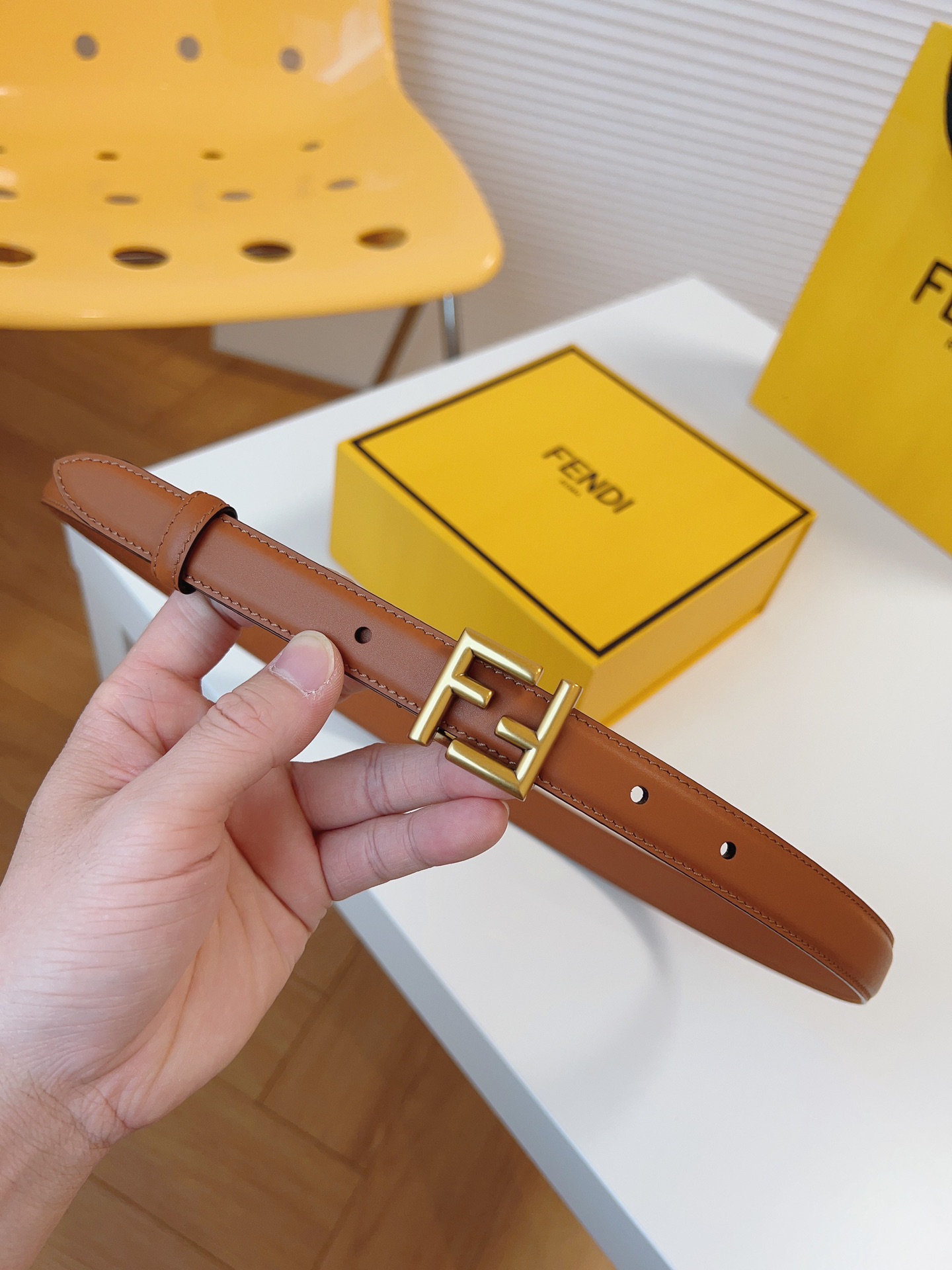 Fendi Female Basic Belt Cow Leather M