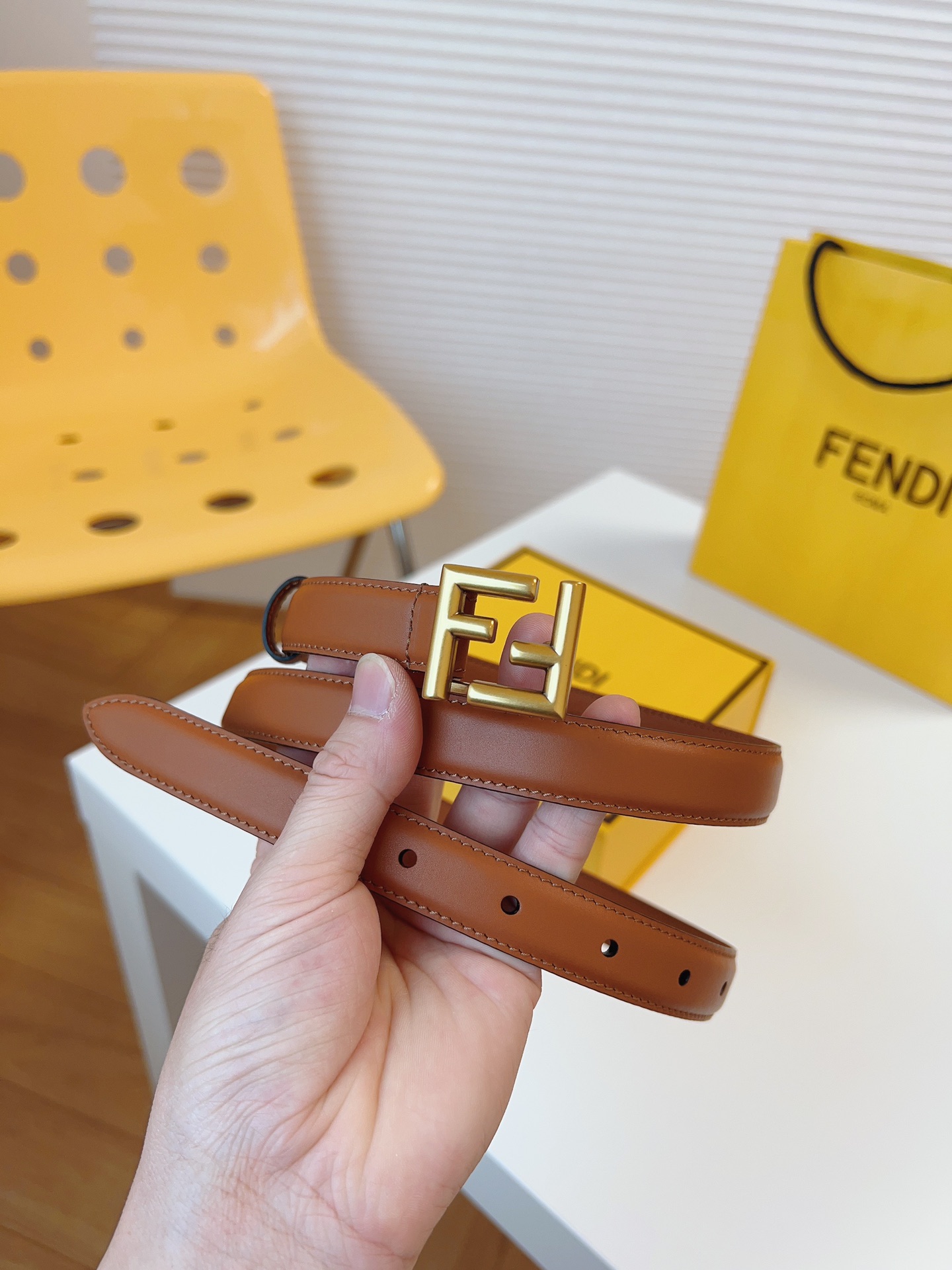 Fendi Female Basic Belt Cow Leather M